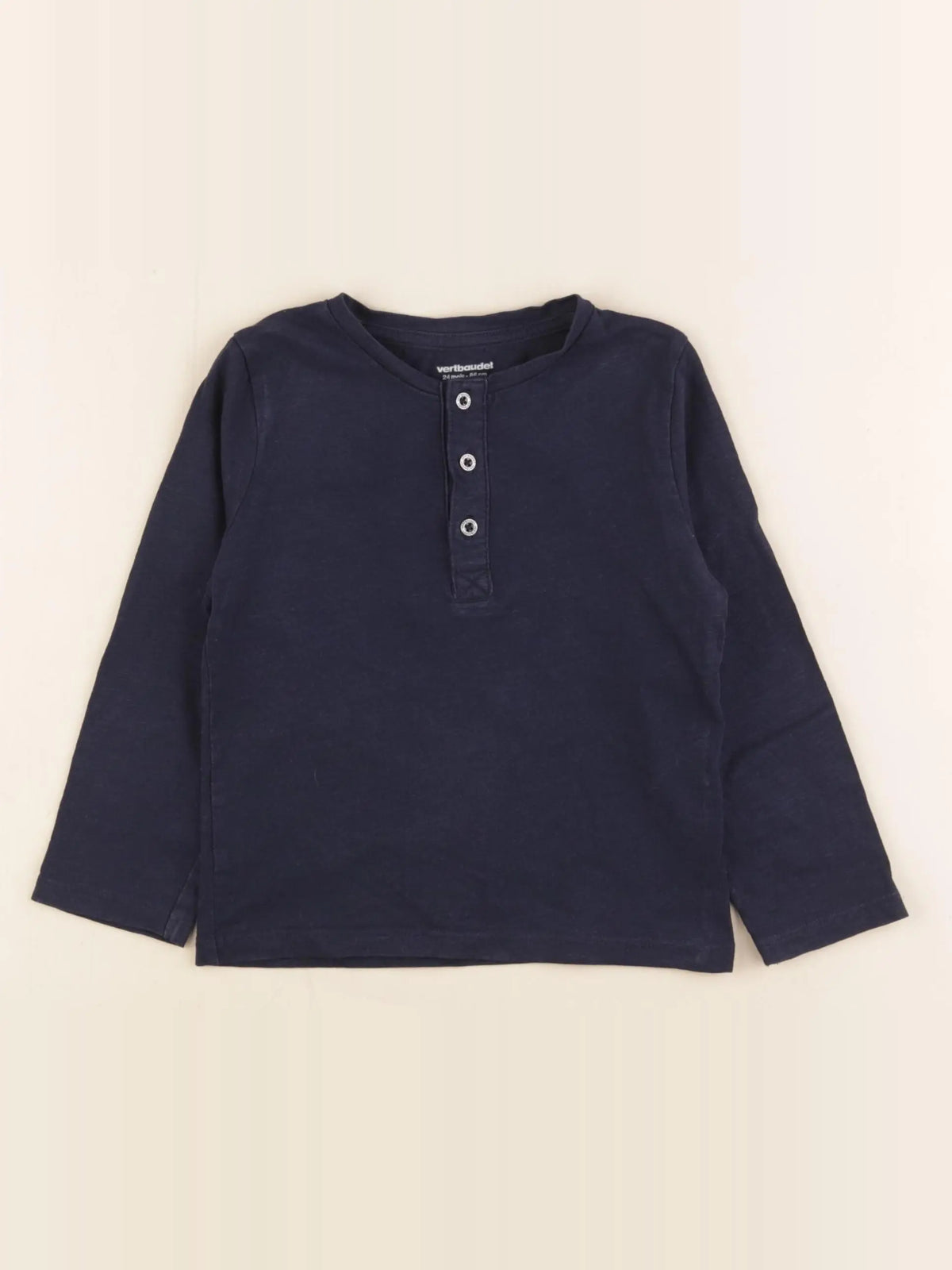 Vertbaudet - tee-shirt bleu - 2 ans