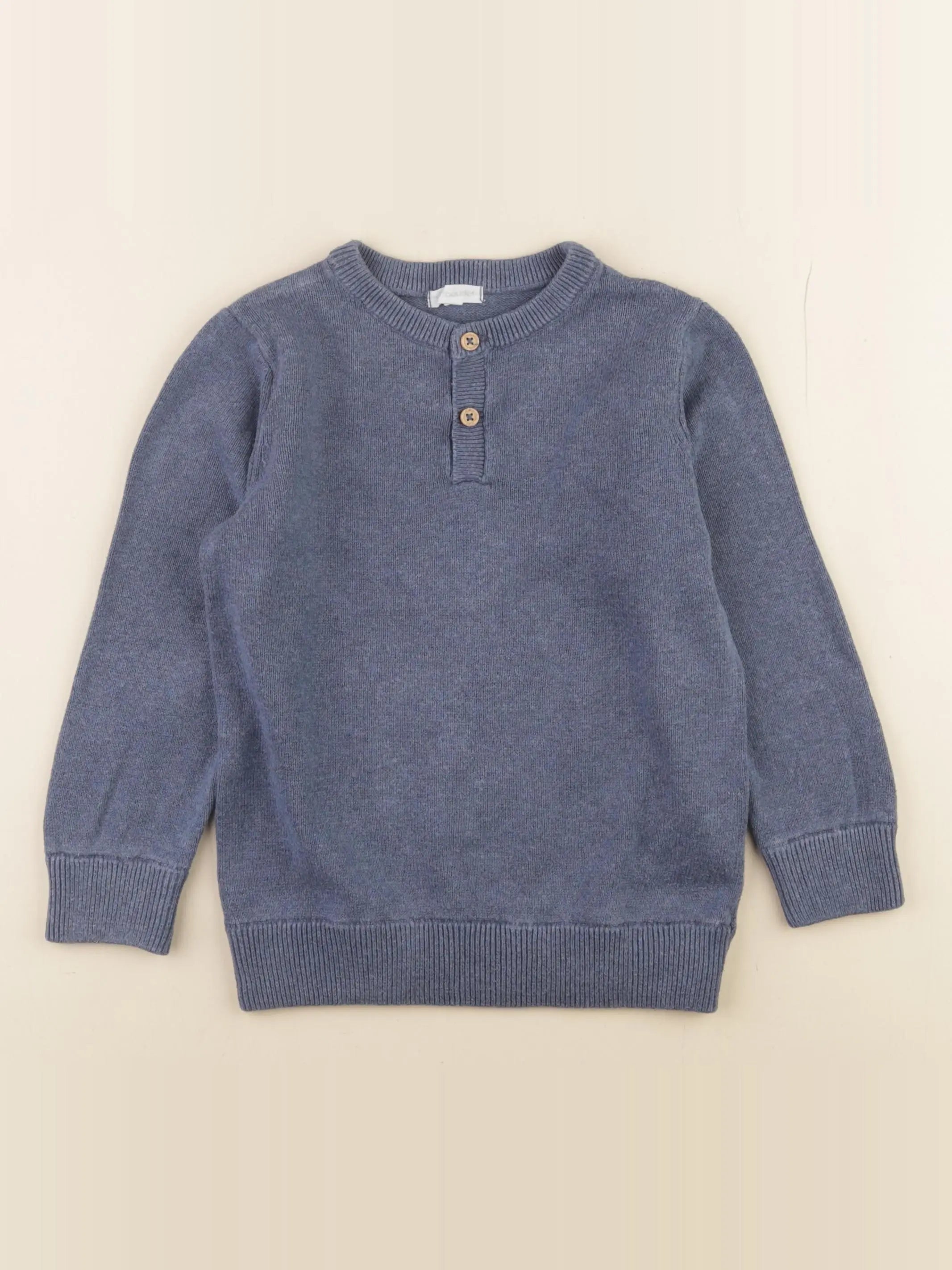 Vertbaudet - pull bleu - 6 ans