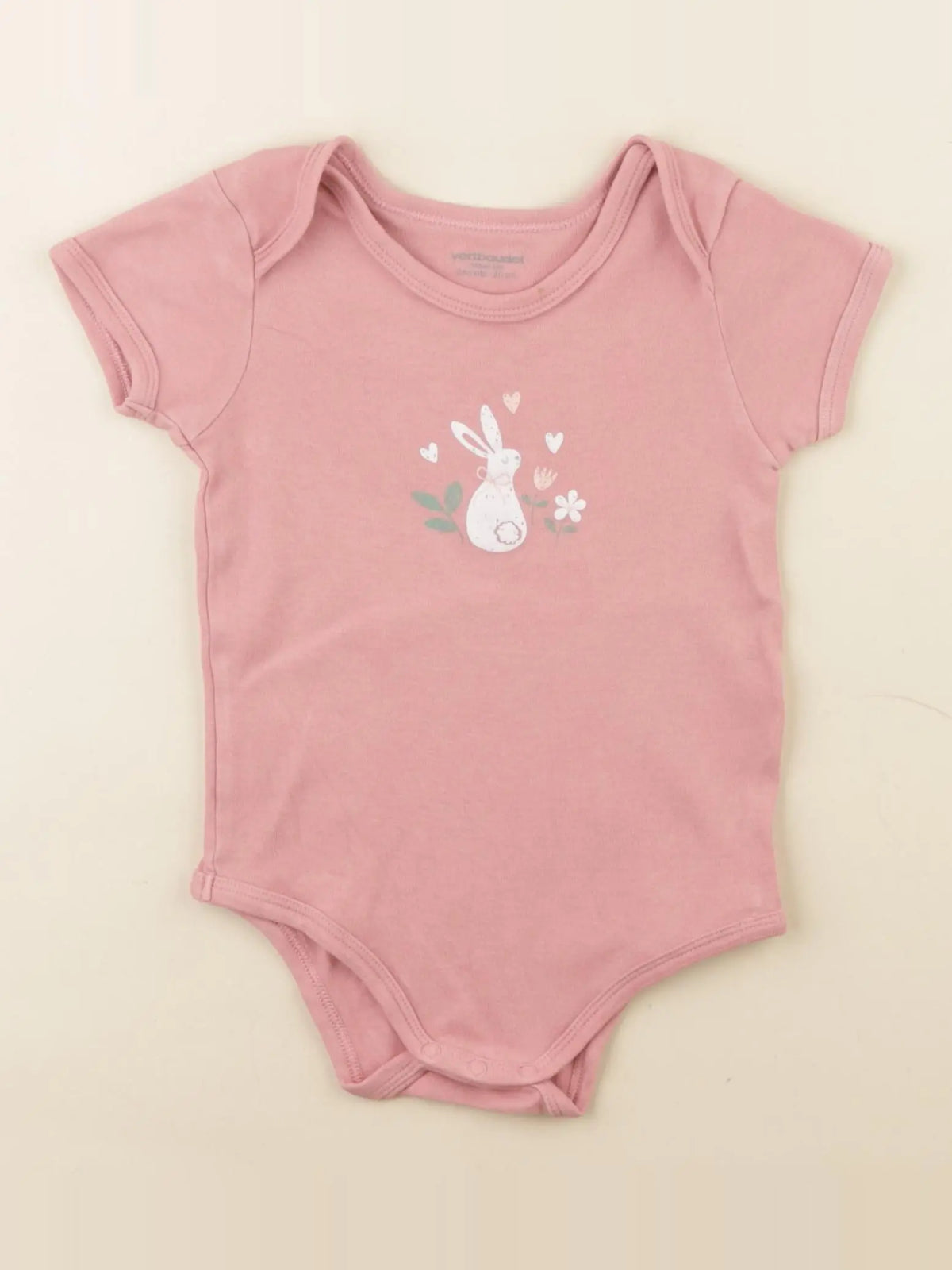 Vertbaudet - body rose - 24 mois