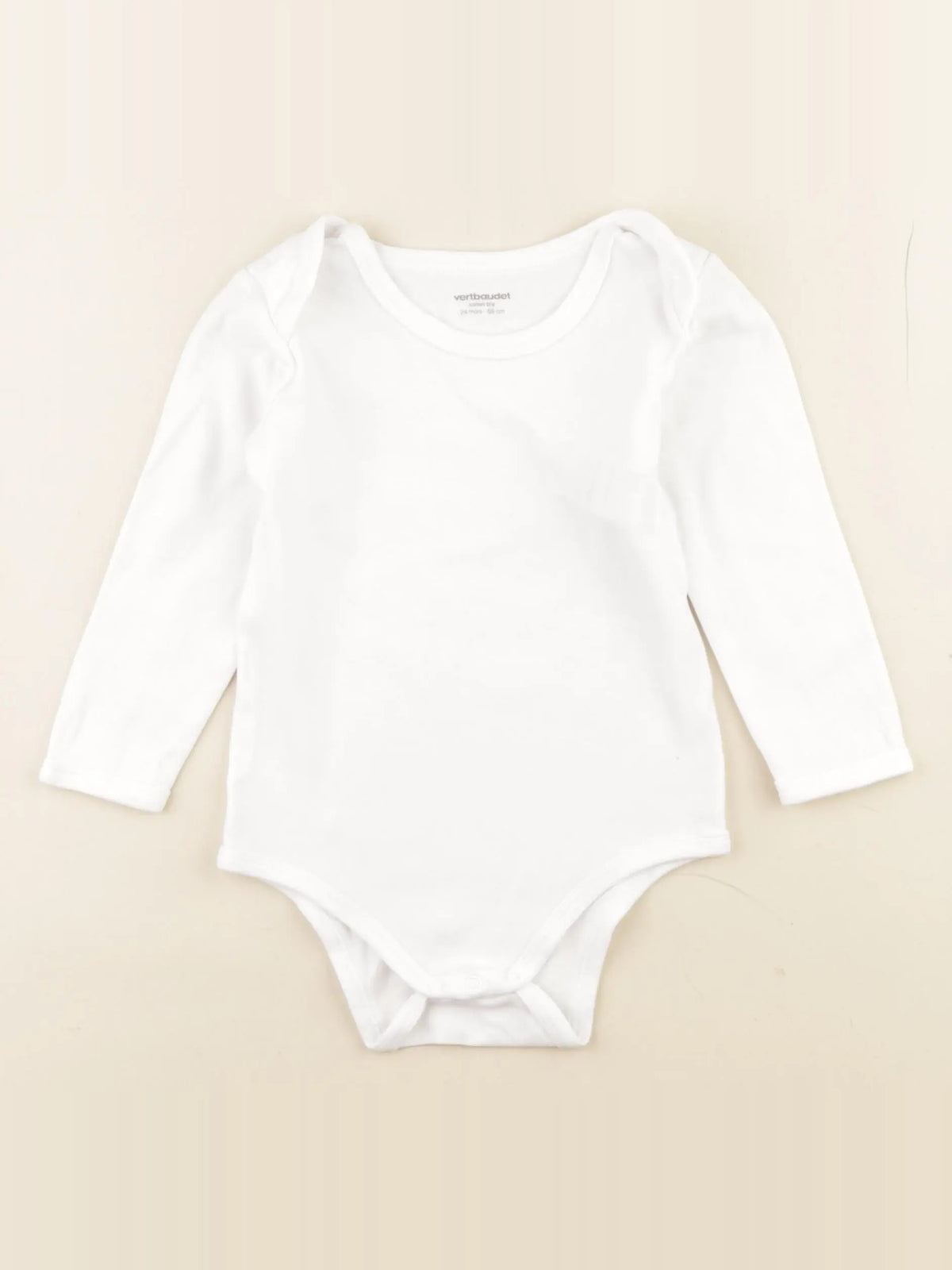 Vertbaudet - body blanc - 24 mois