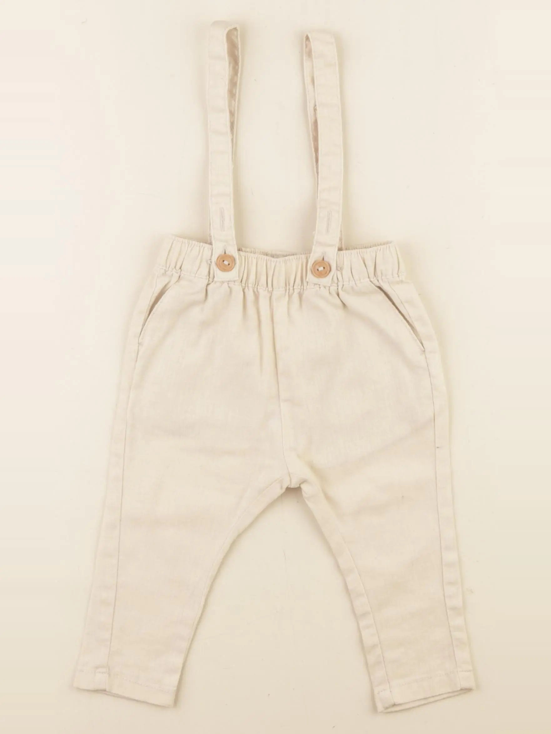 Vertbaudet - pantalon marron - 6 mois