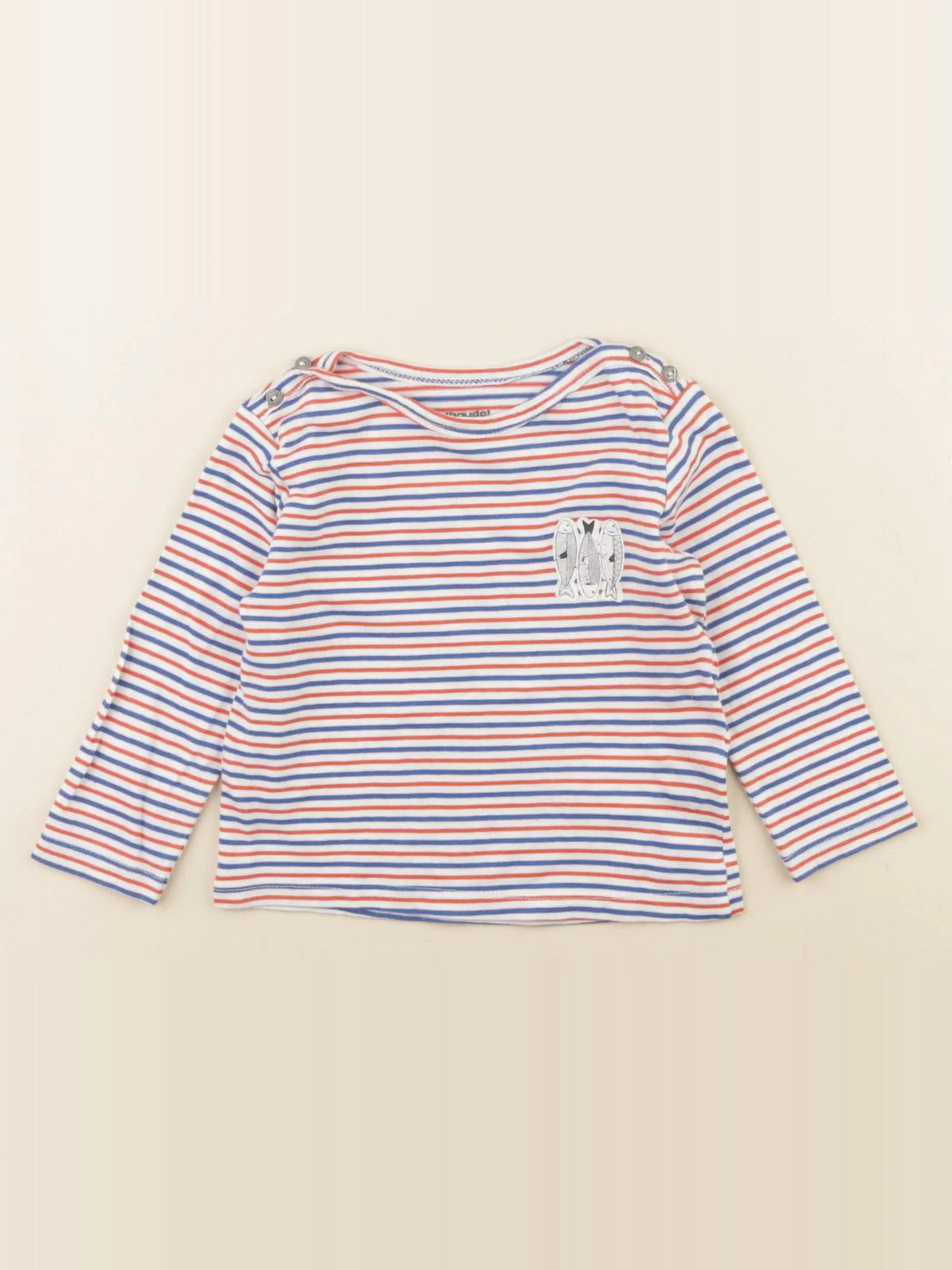 Vertbaudet - tee-shirt multicolore - 9 mois
