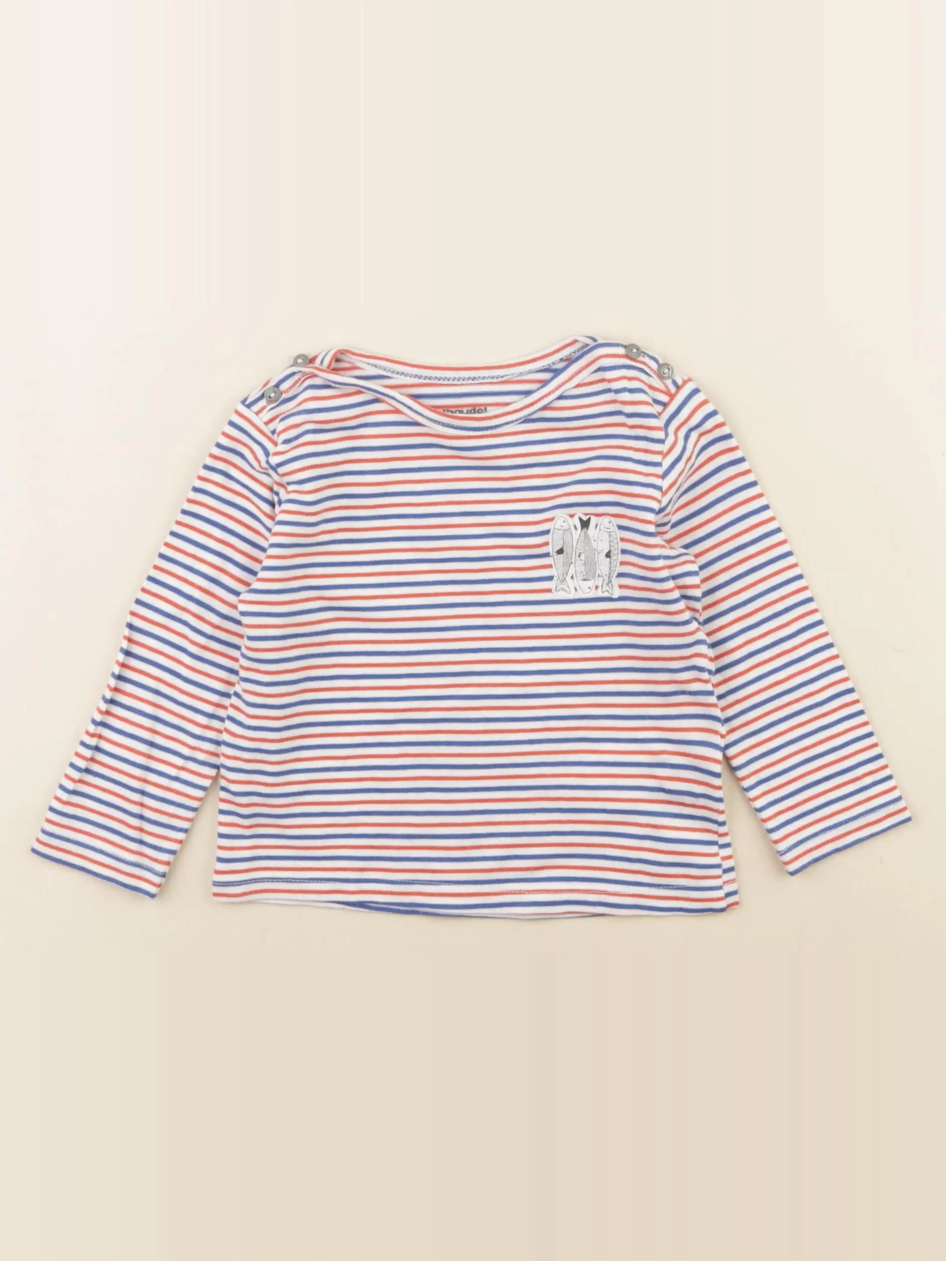 Vertbaudet - tee-shirt multicolore - 9 mois