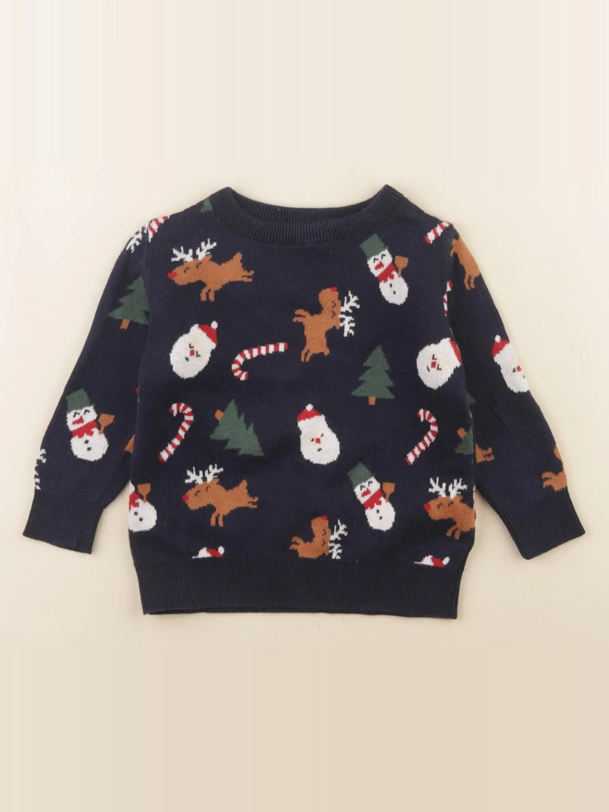 Vertbaudet - pull bleu - 2 ans