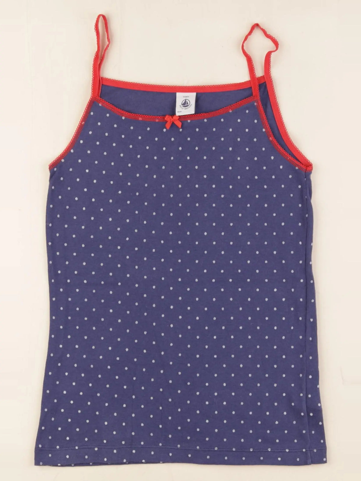 Petit Bateau - maillot de corps bleu - 14 ans