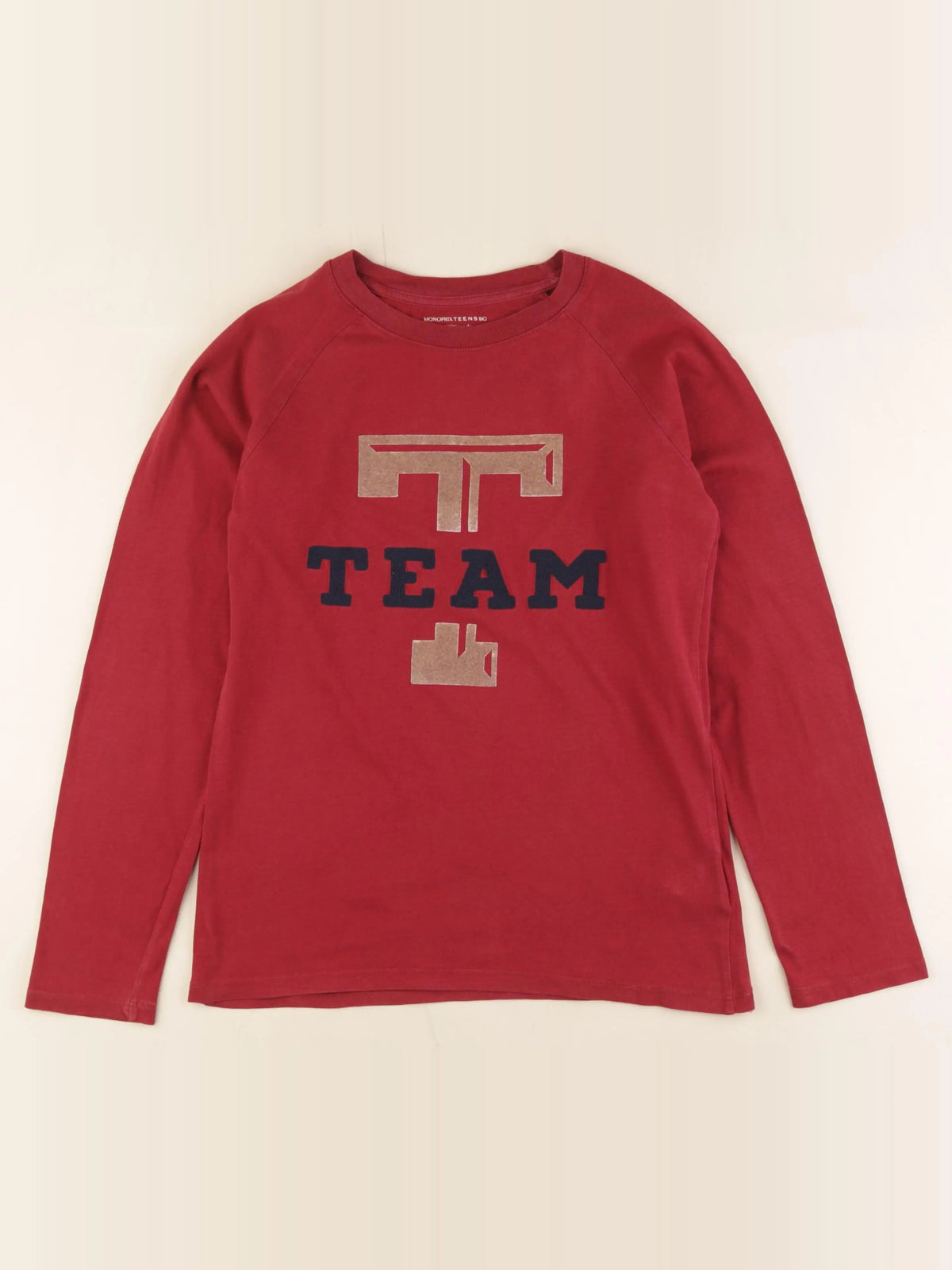 Monoprix - tee-shirt rouge - 14 ans