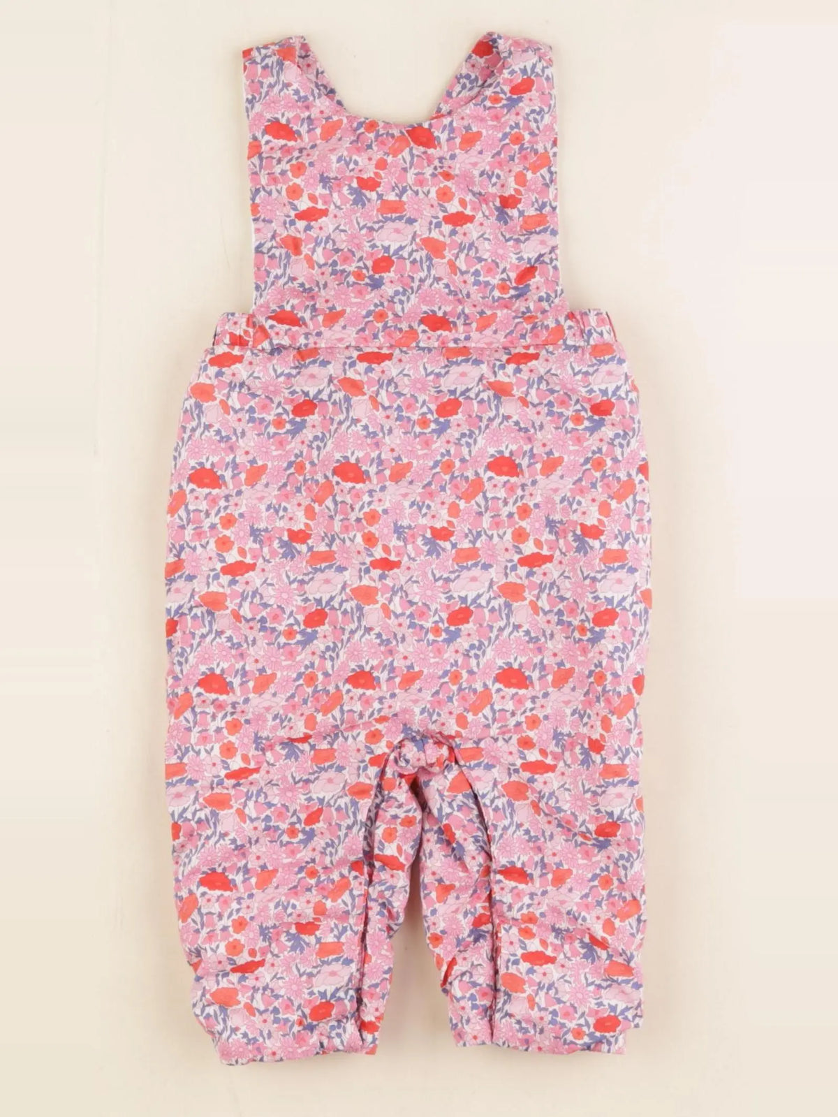Jacadi - combinaison doublé, liberty multicolore - 6 mois