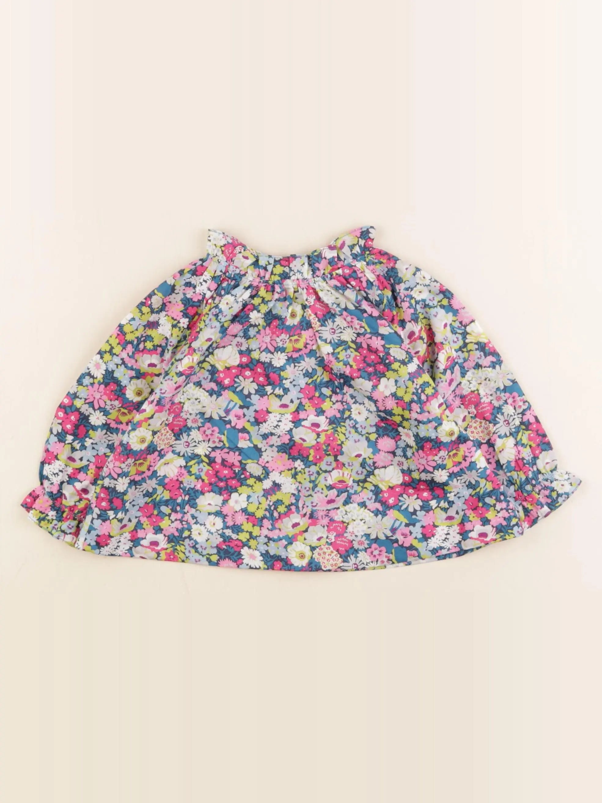Jacadi - blouse liberty multicolore - 6 mois