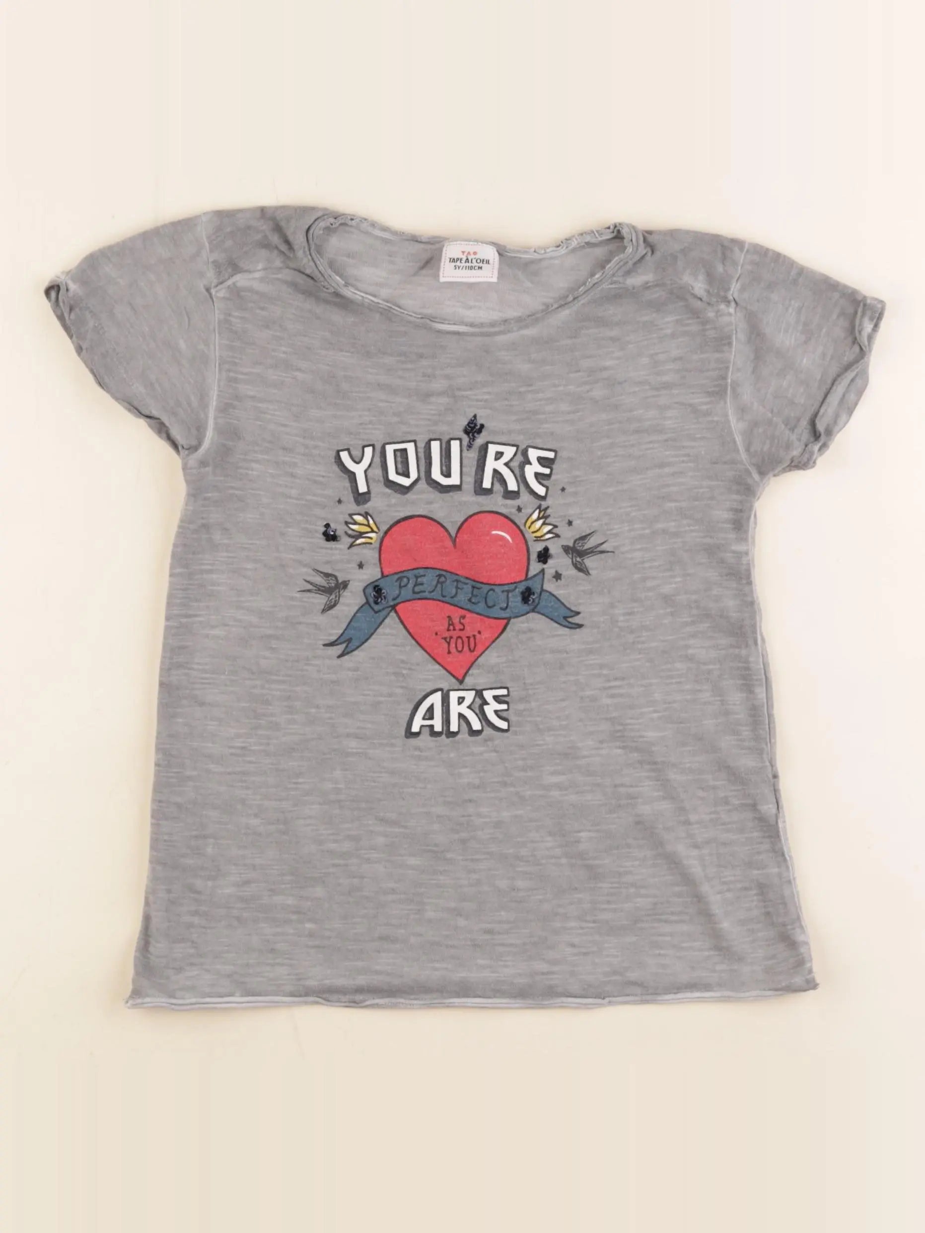 Tape à l'oeil - tee-shirt gris - 5 ans