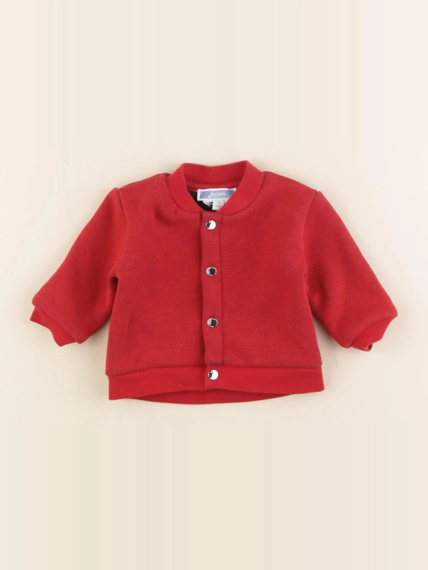 Jacadi - sweat rouge - 1 mois