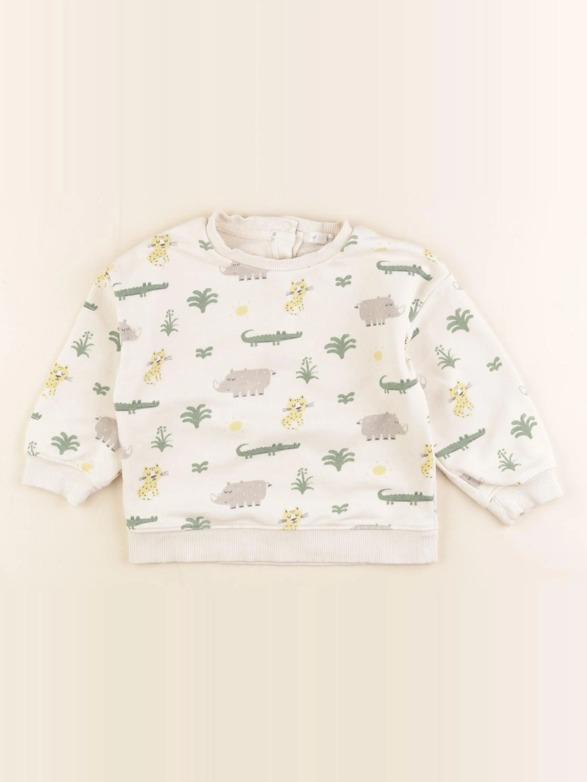 Vertbaudet - sweat beige - 2 ans