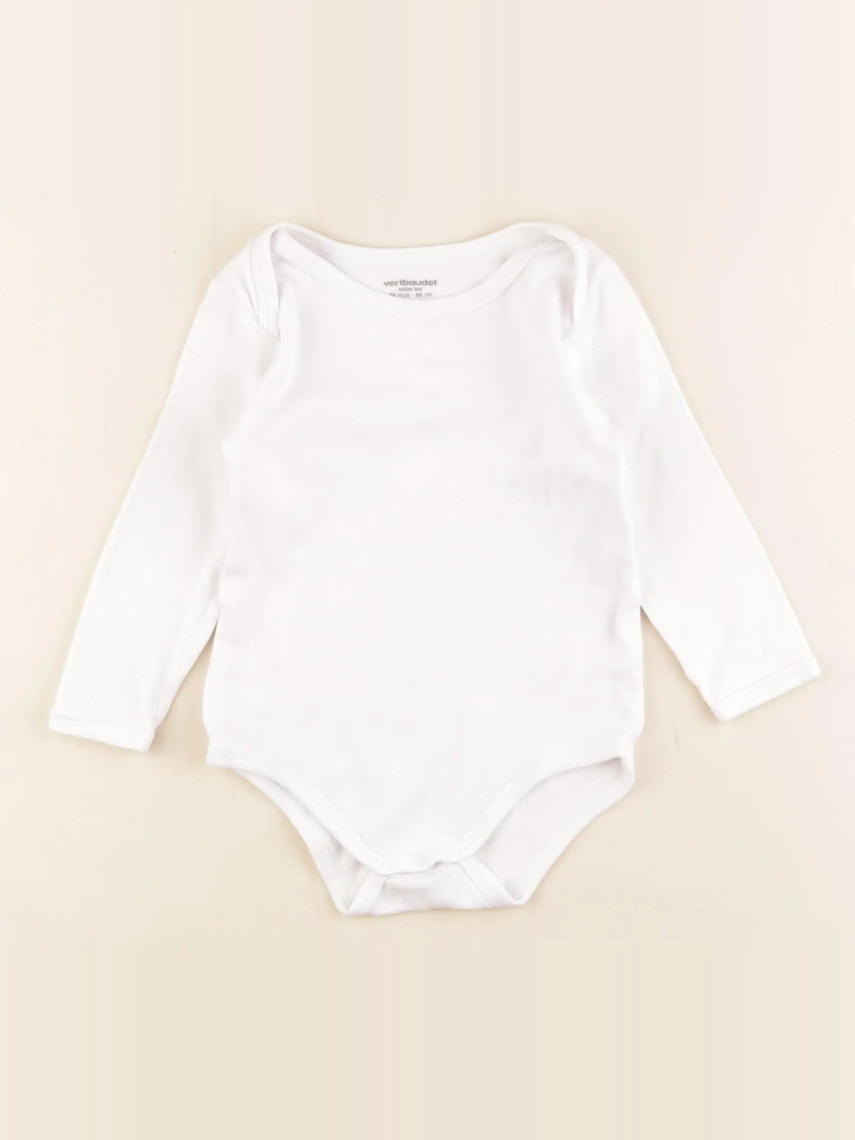 Vertbaudet - body blanc - 24 mois