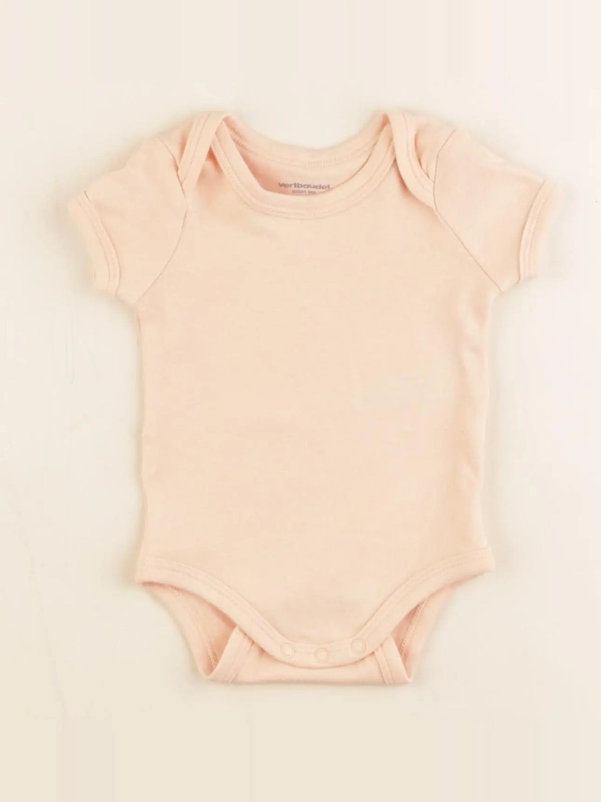 Vertbaudet - body orange - 3 mois