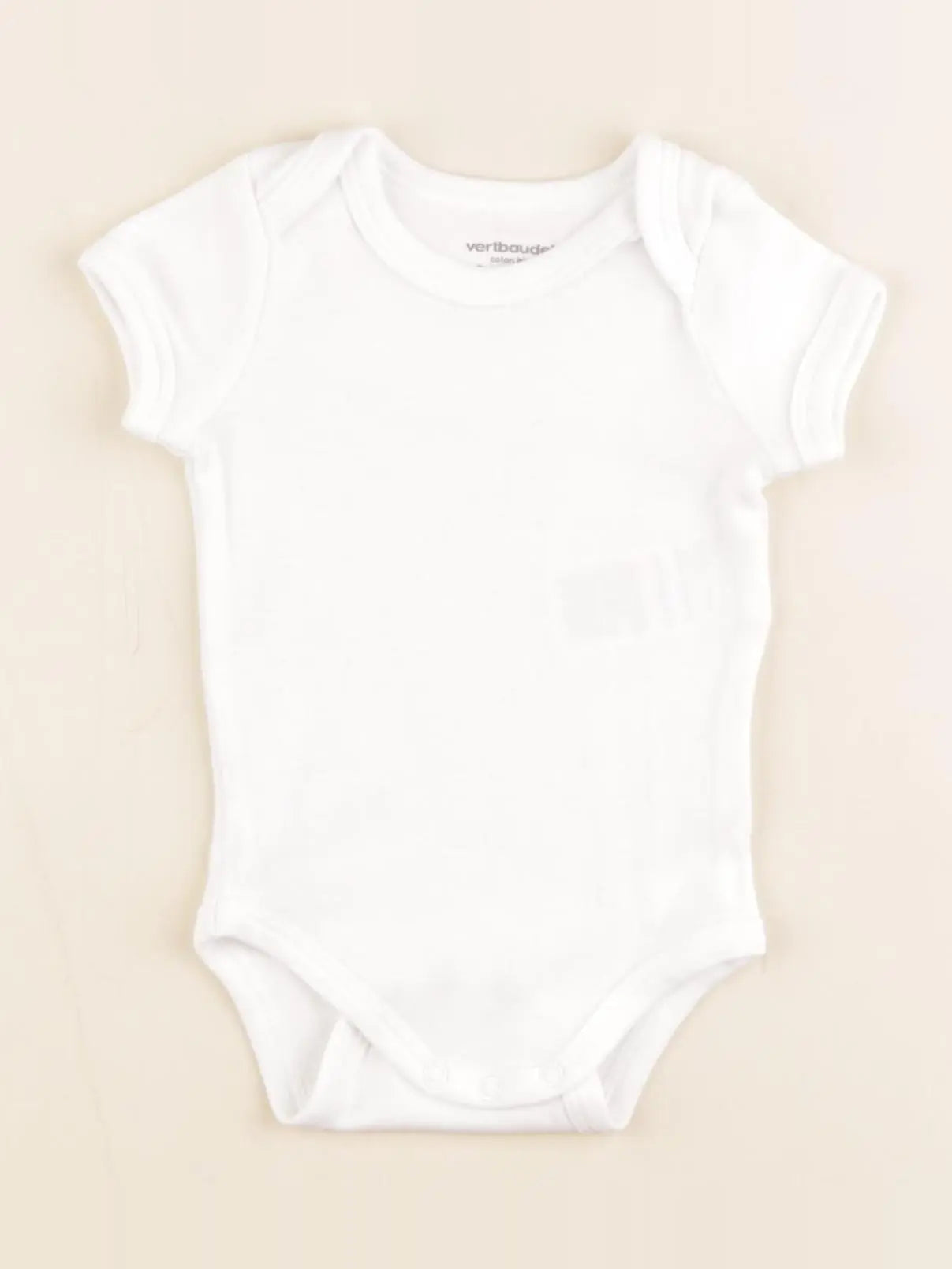 Vertbaudet - body blanc - 3 mois