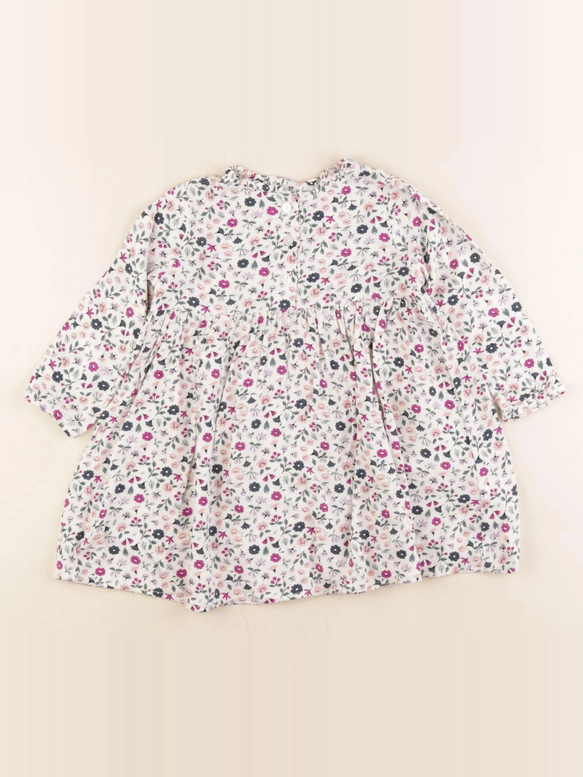 Vertbaudet - robe blanc - 2 ans