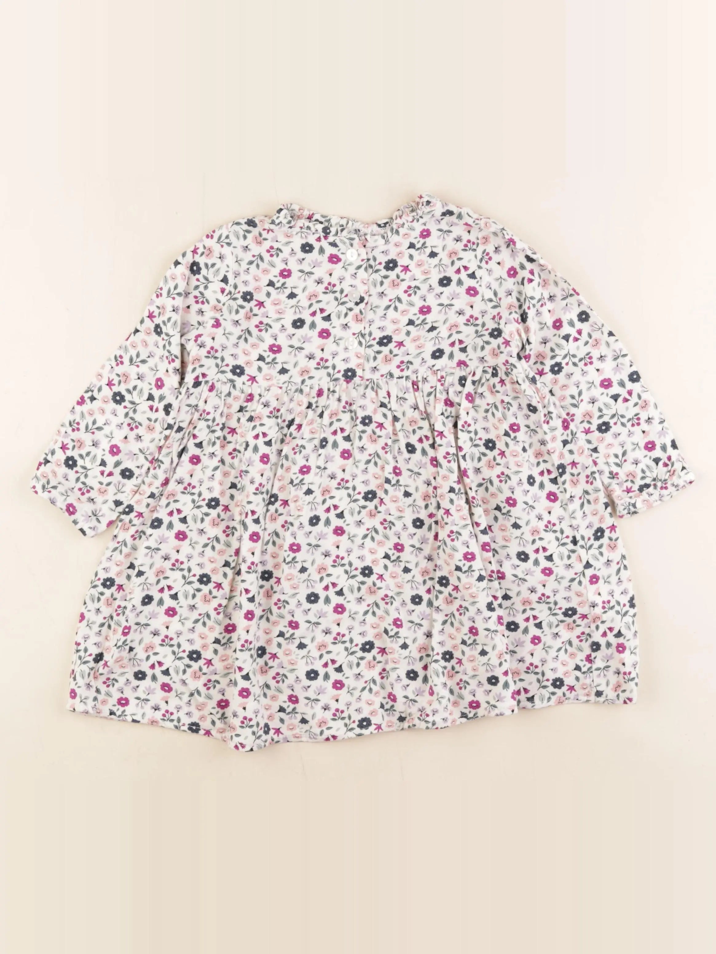 Vertbaudet - robe blanc - 2 ans