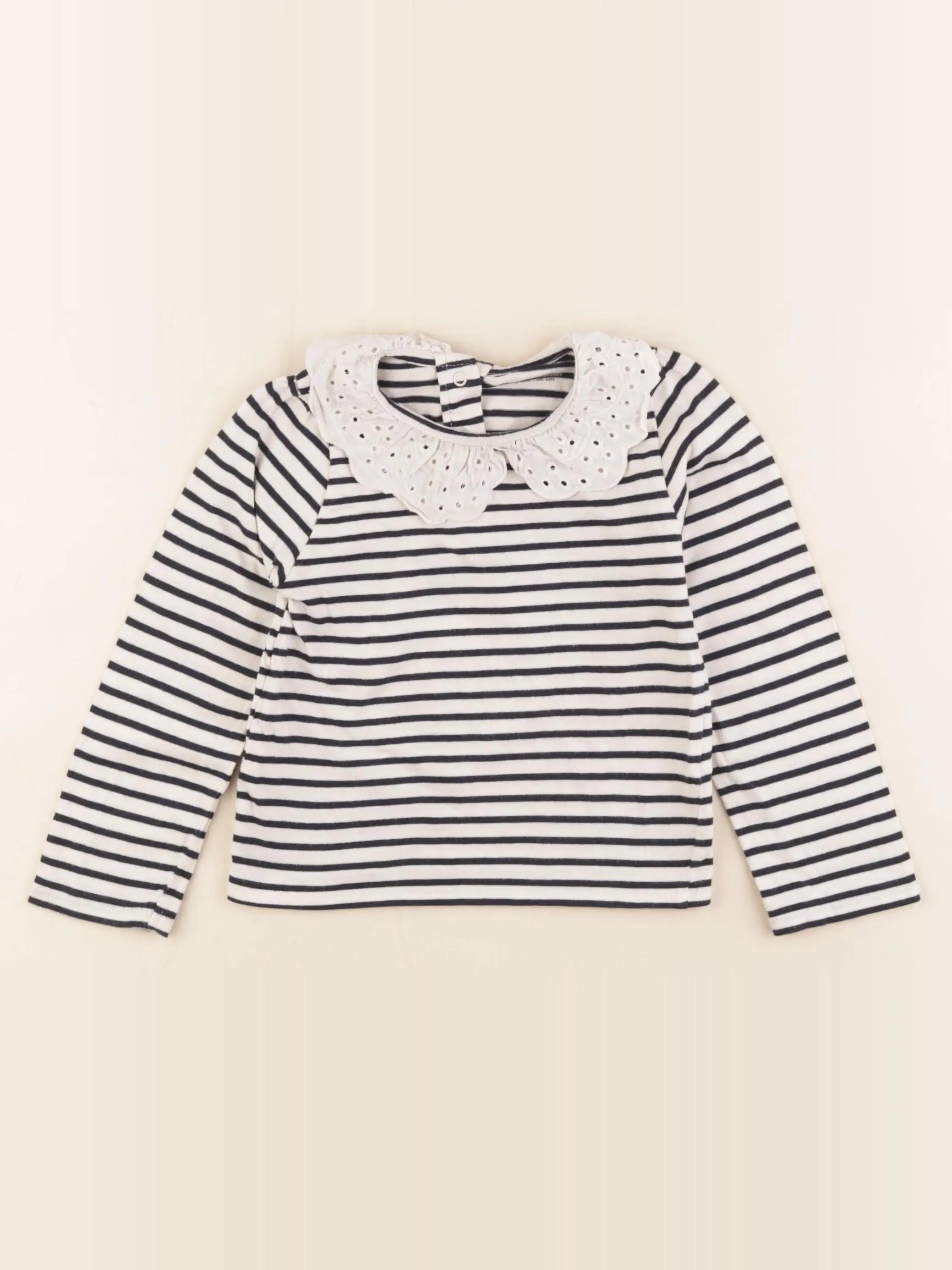 Vertbaudet - tee-shirt bleu - 2 ans