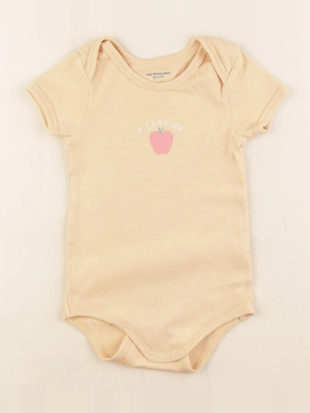 Vertbaudet - body jaune - 2 ans