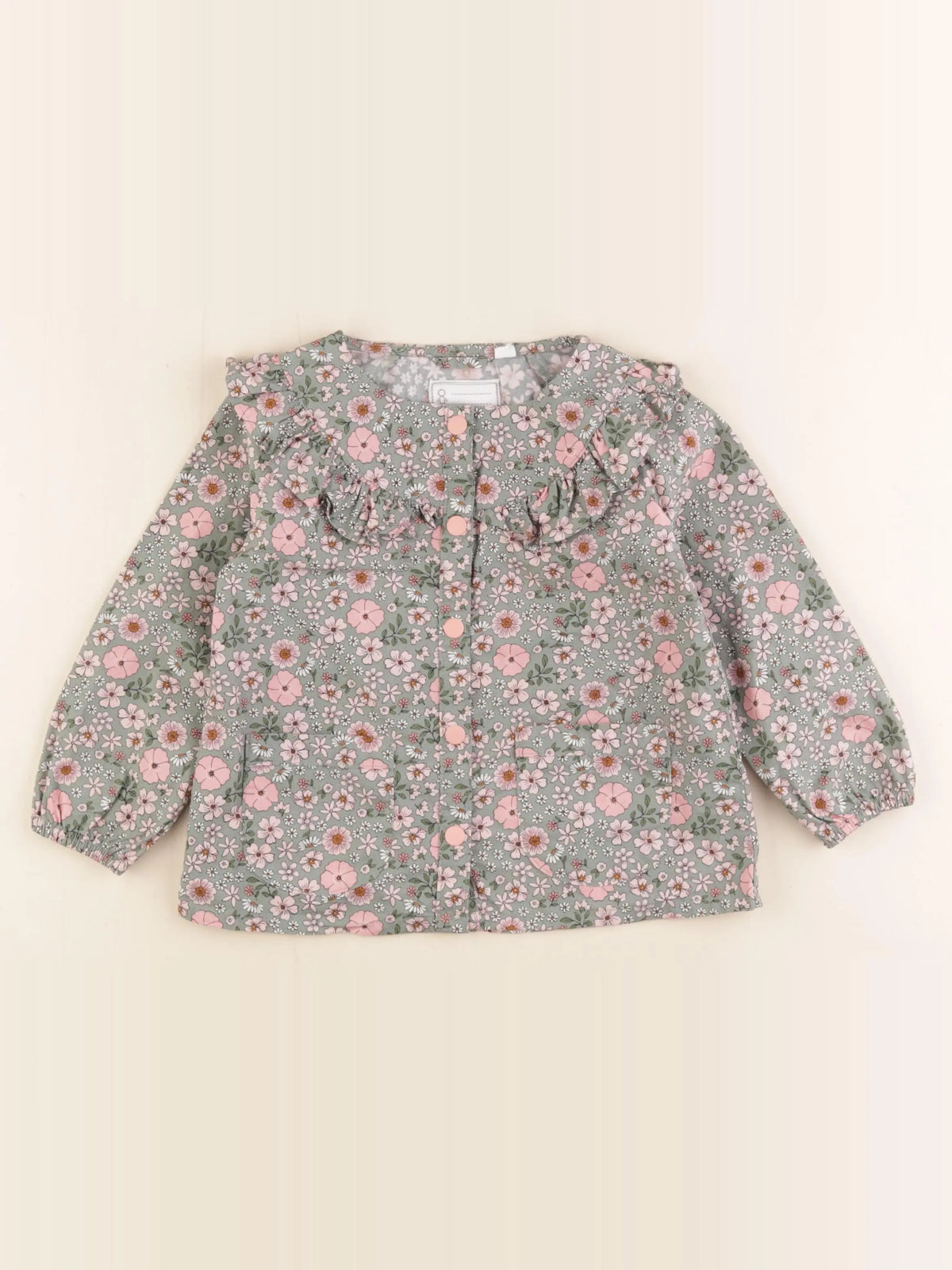 Vertbaudet - blouse vert - 2 ans
