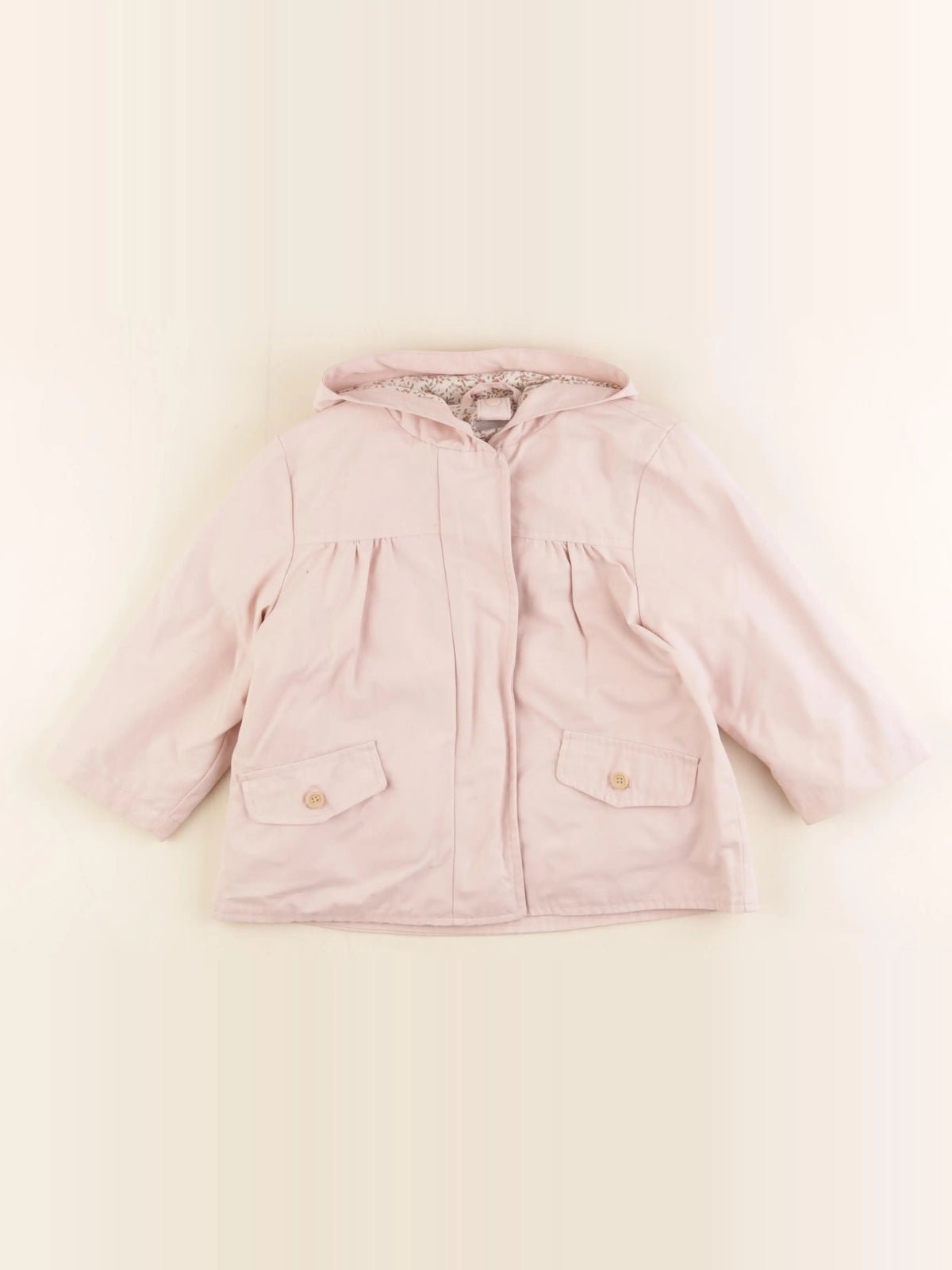 Vertbaudet - veste doublure amovible rose - 24 mois