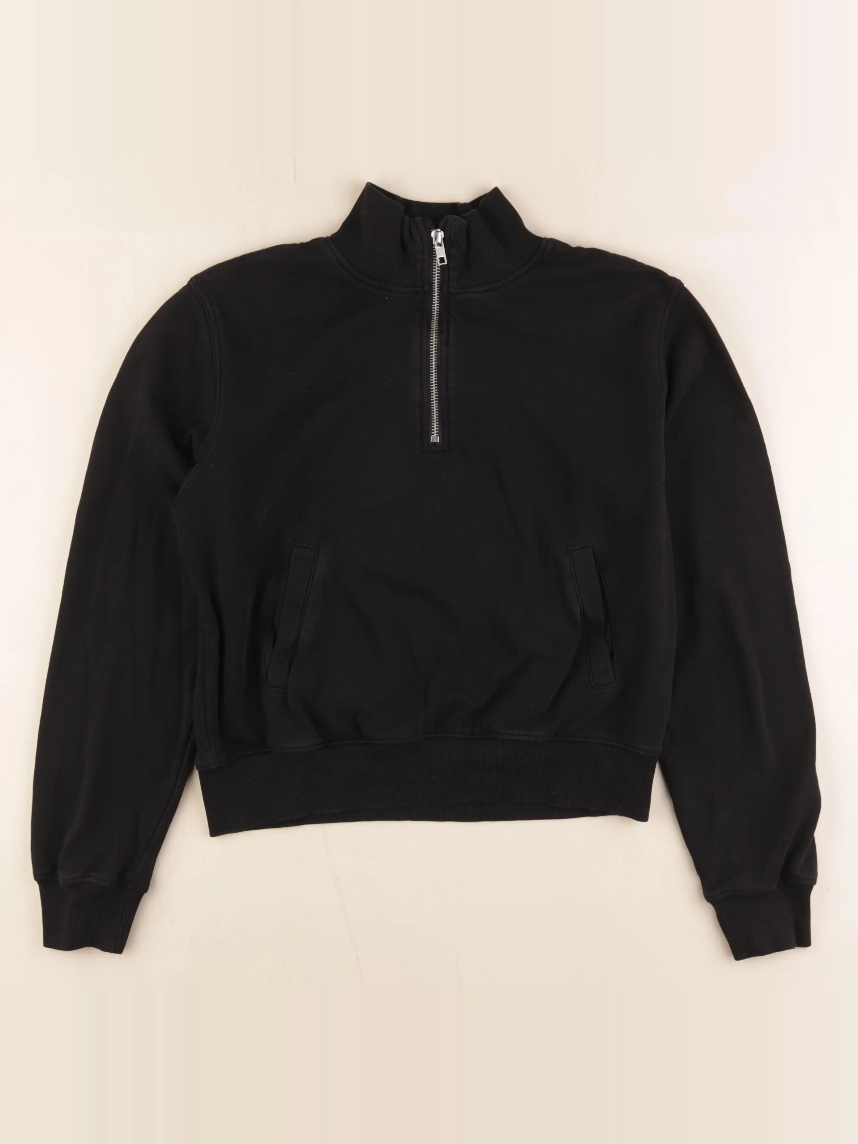 H&M - sweat noir - 12/14 ans