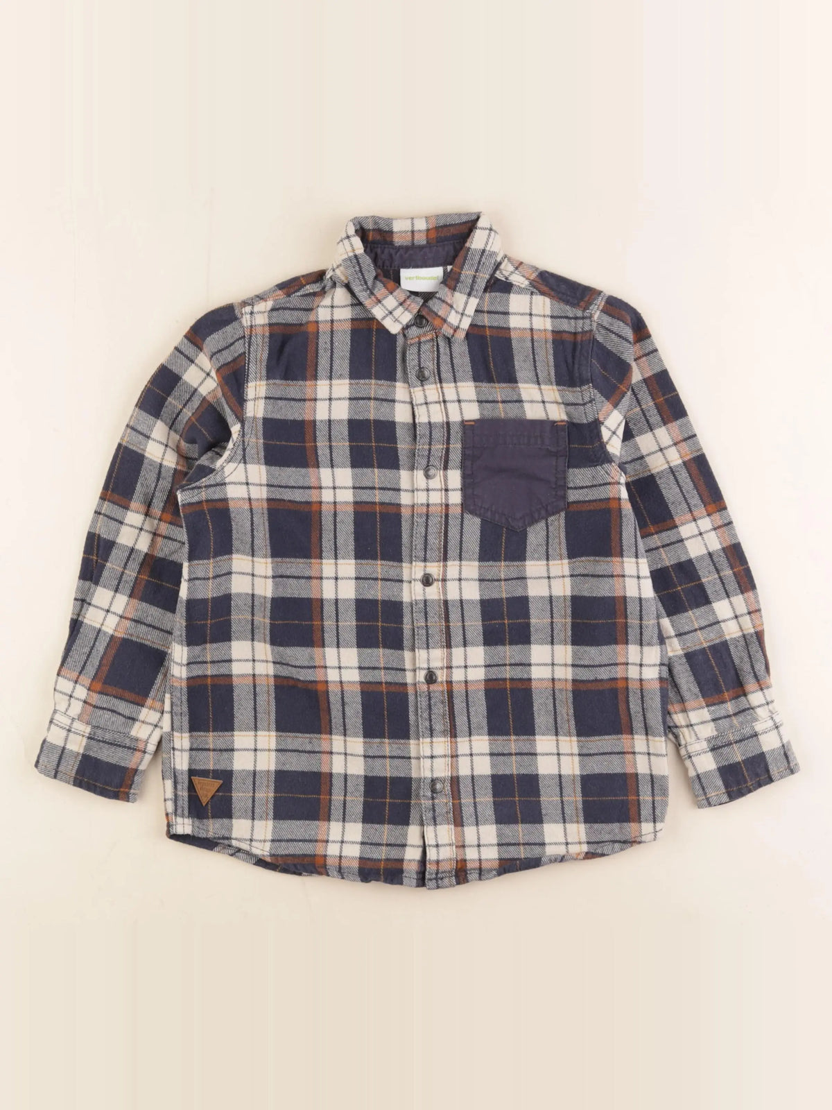 Vertbaudet - chemise bleu - 8 ans