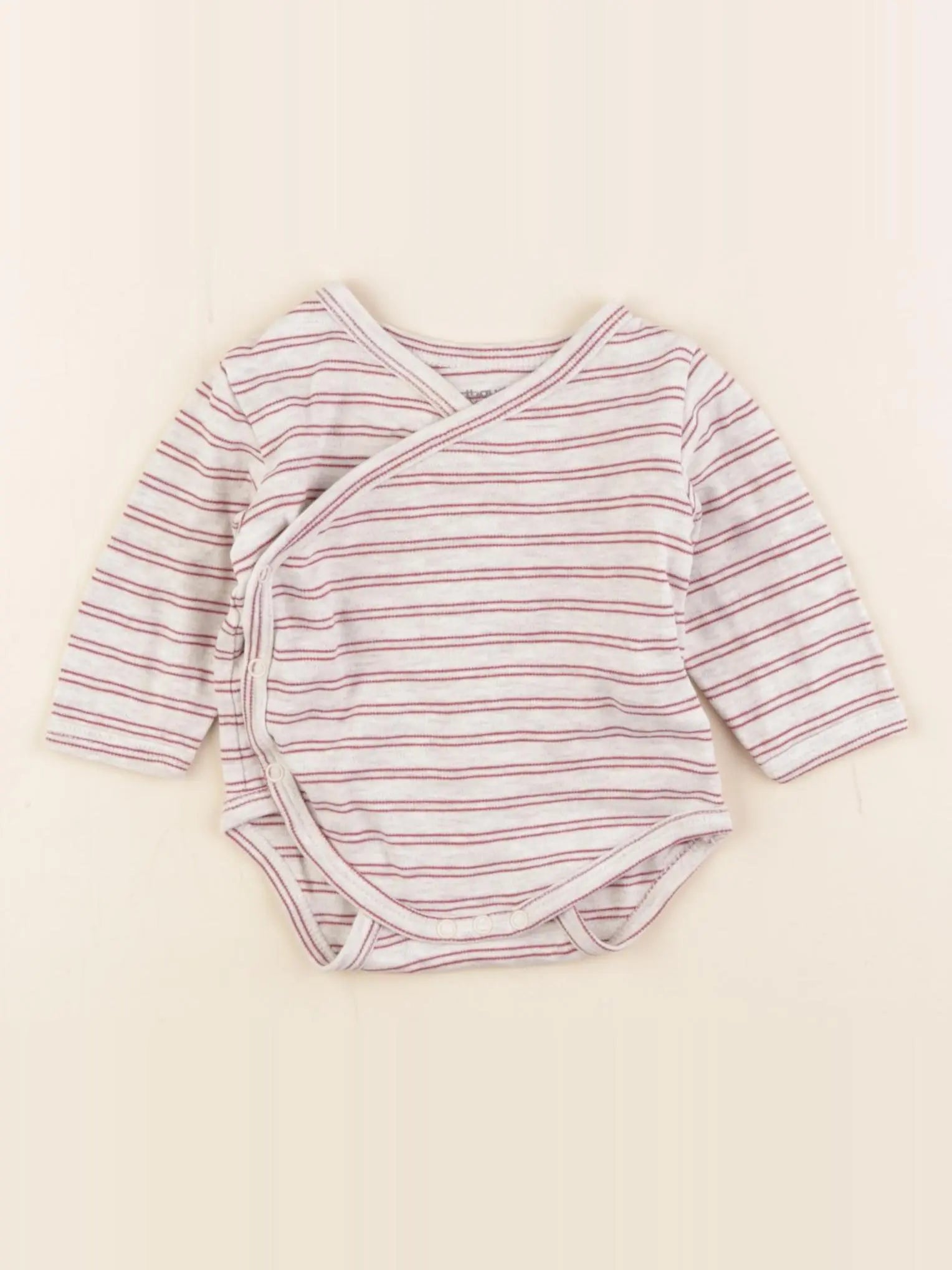 Vertbaudet - body gris - 3 mois