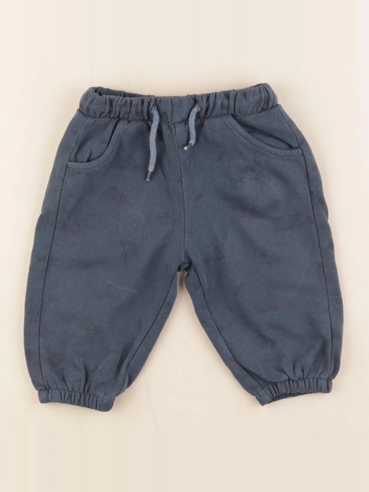 Vertbaudet - jogging bleu - 12 mois