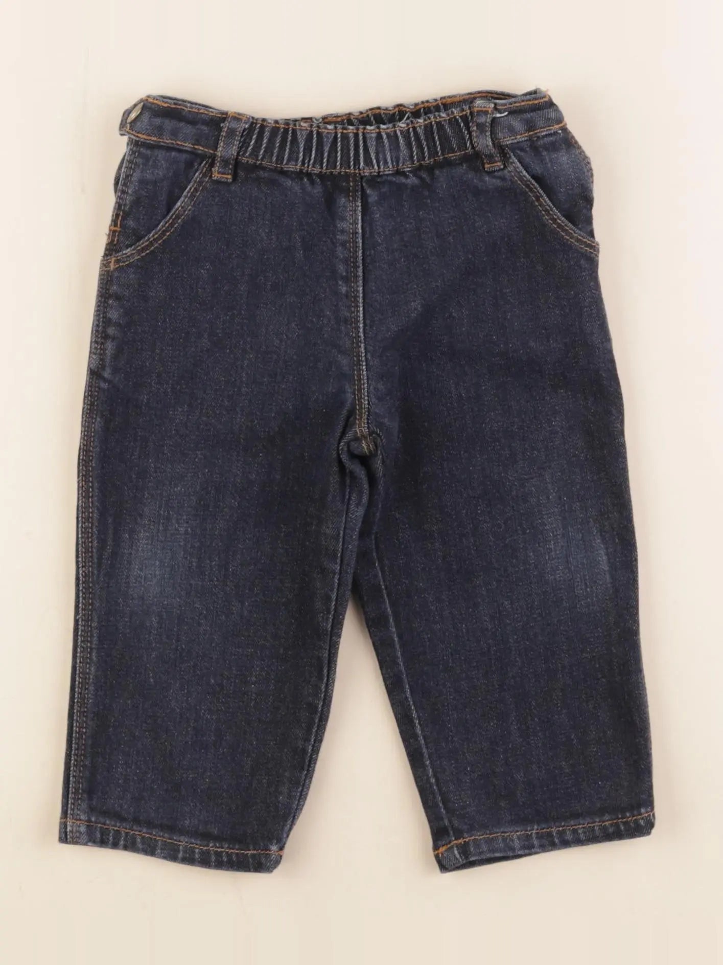 Petit Bateau - jean bleu - 12 mois