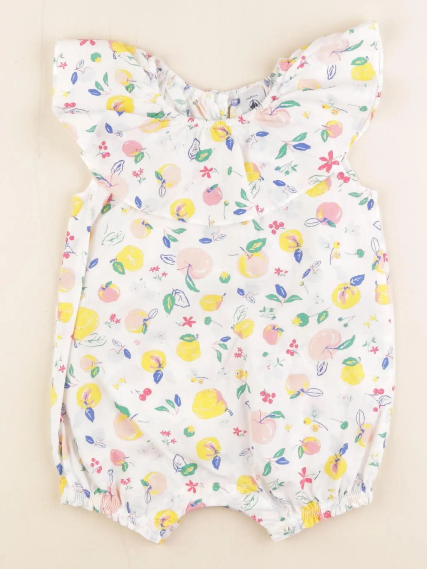 Petit Bateau - combinaison blanc - 6 mois