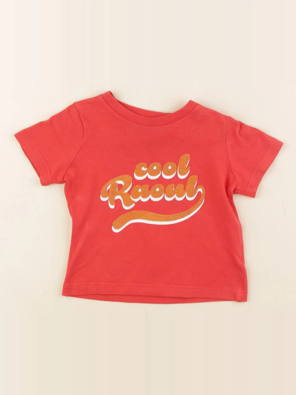 Boutchou - tee-shirt rouge - 6 mois