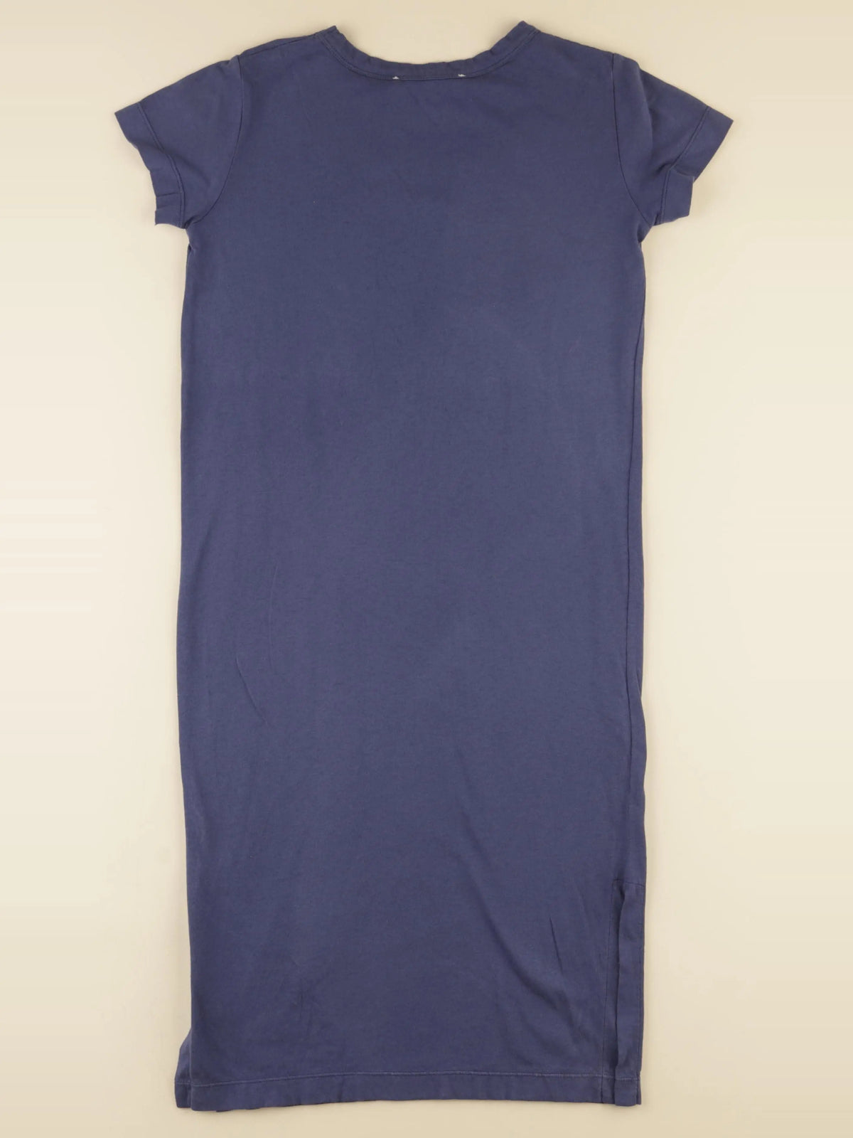 Robe imprimé au dos bleu