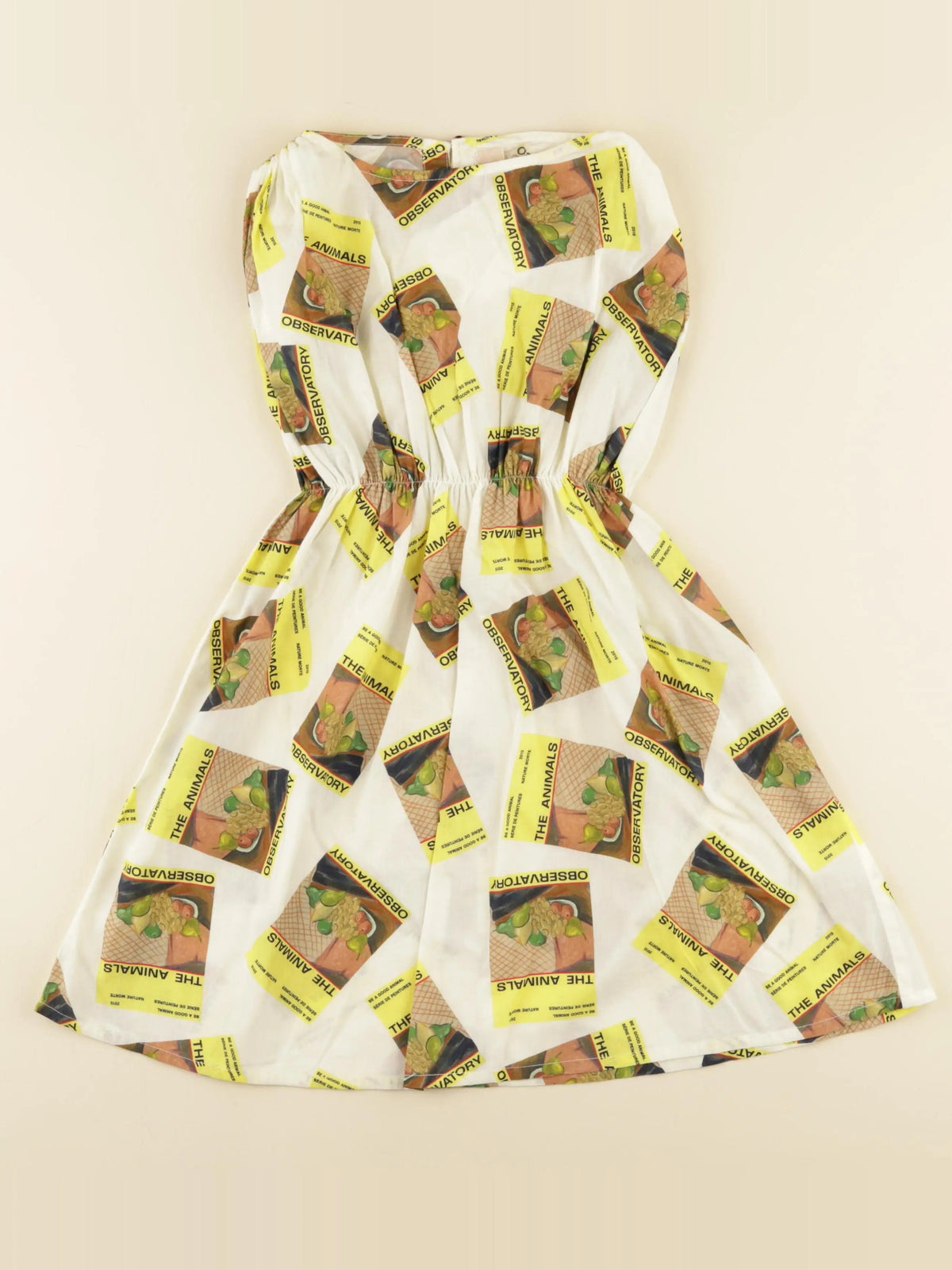 Robe imprimé au dos multicolore