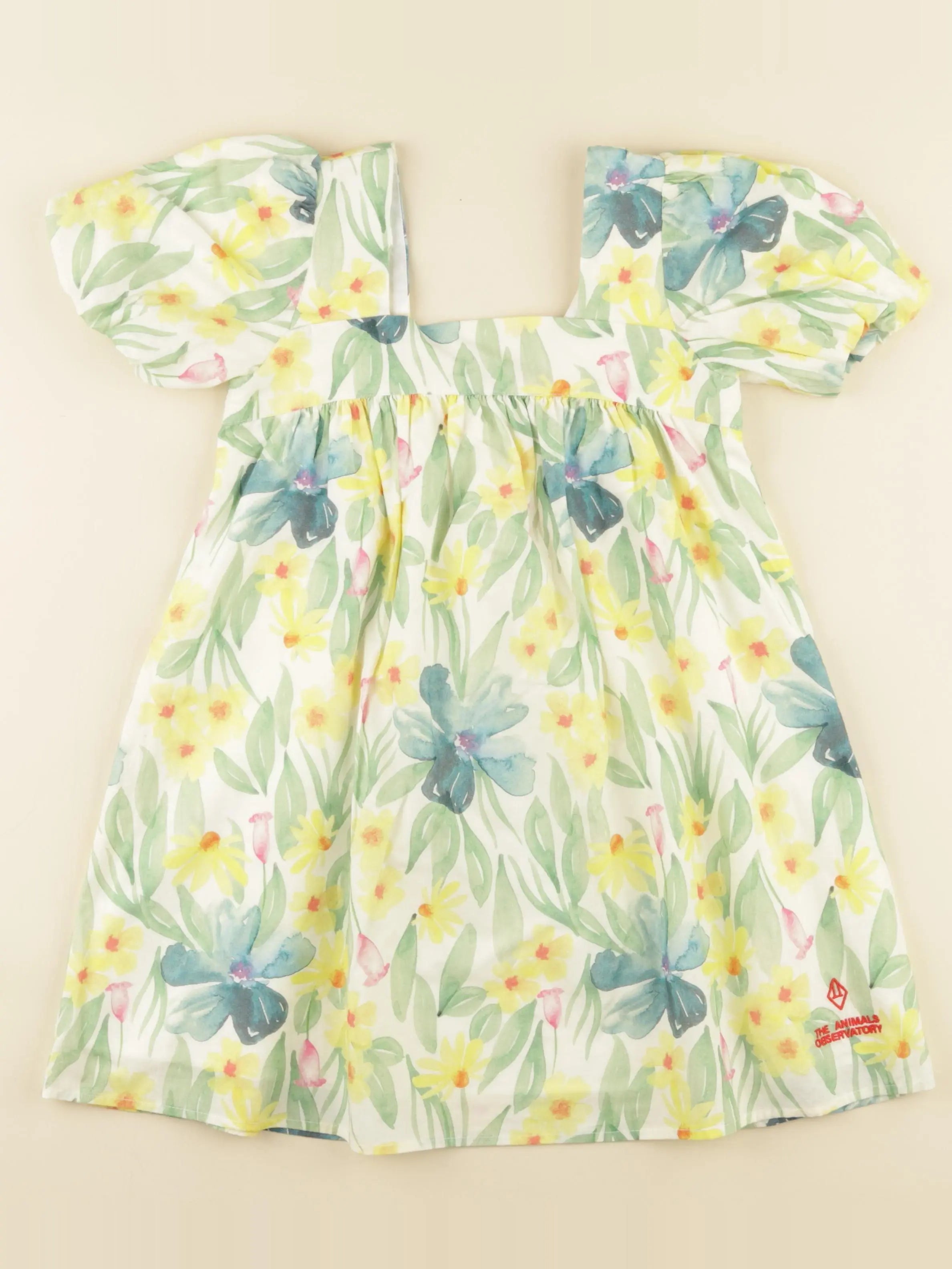 Robe imprimé au dos multicolore