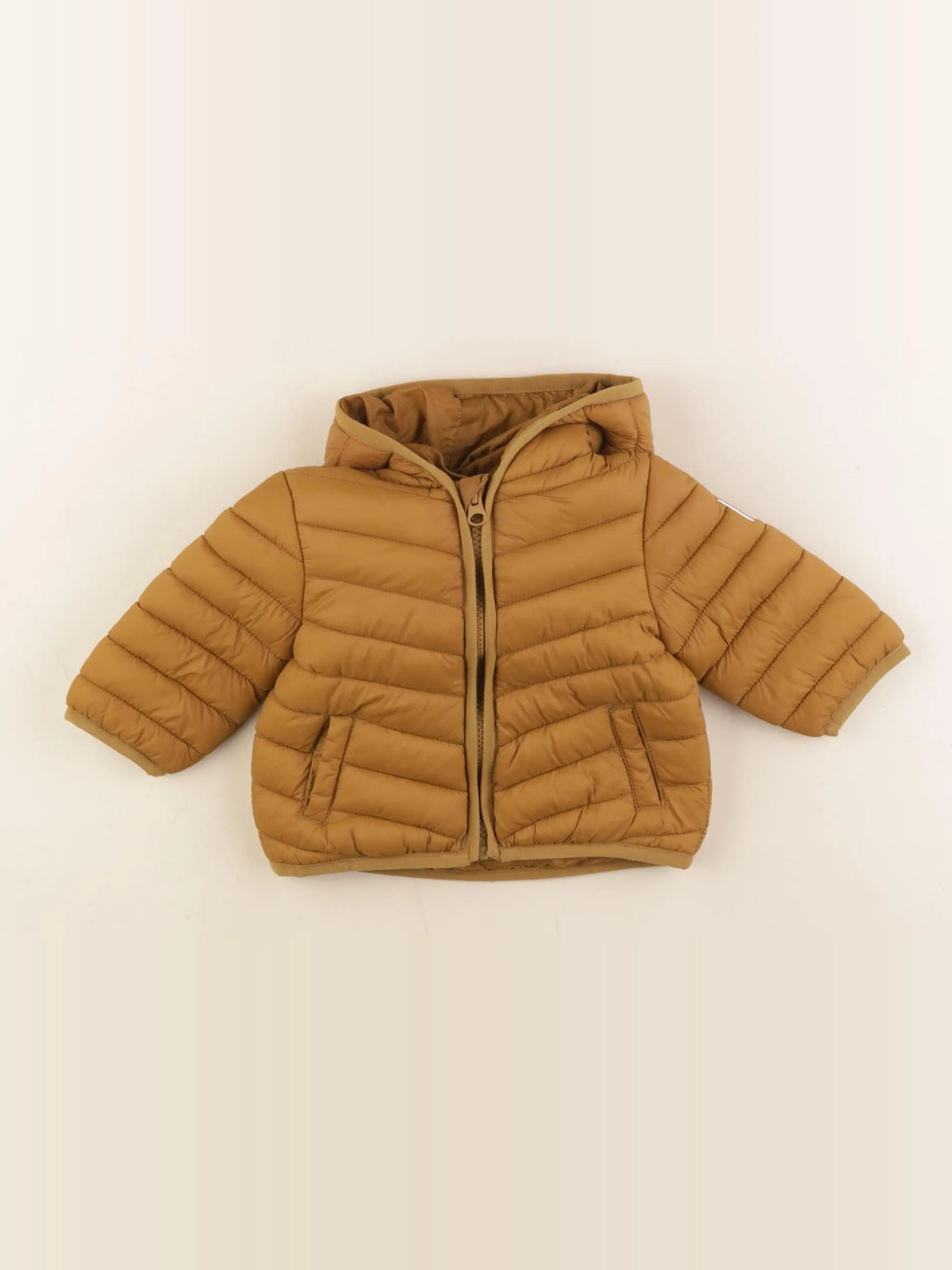Vertbaudet - doudoune marron - 6 mois