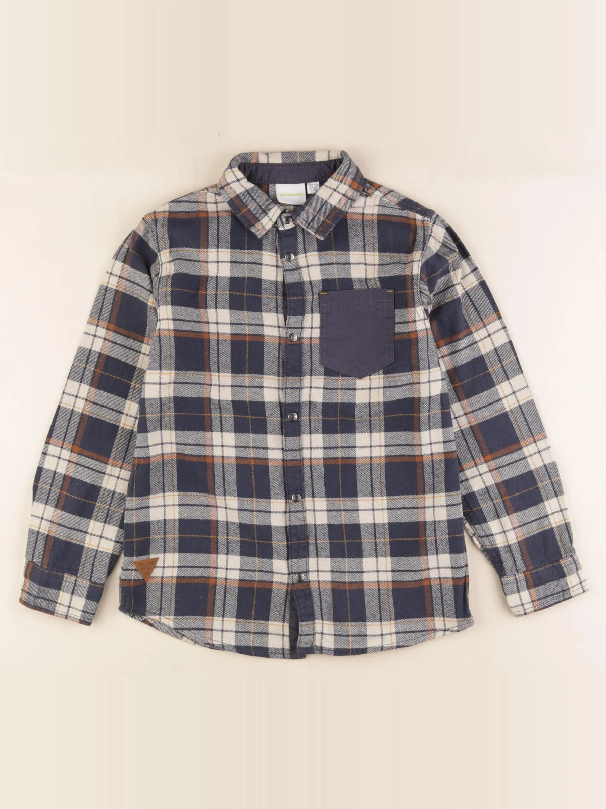 Vertbaudet - chemise multicolore - 10 ans