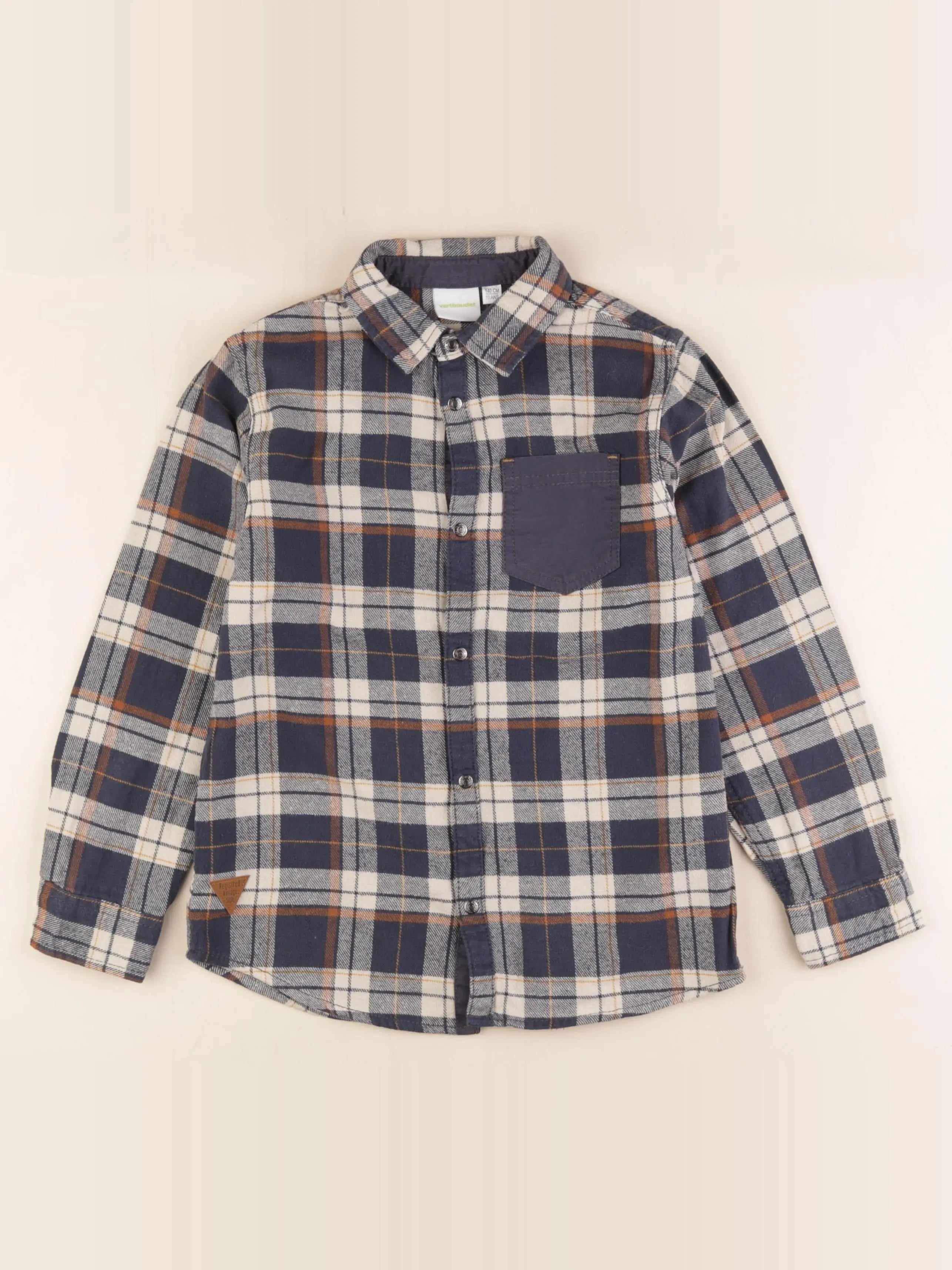 Vertbaudet - chemise multicolore - 10 ans