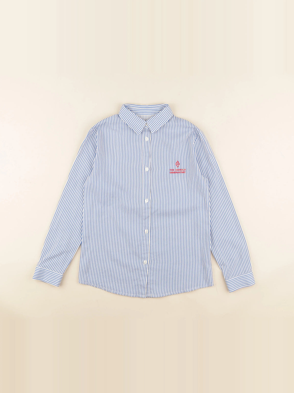Chemise imprimé au dos bleu