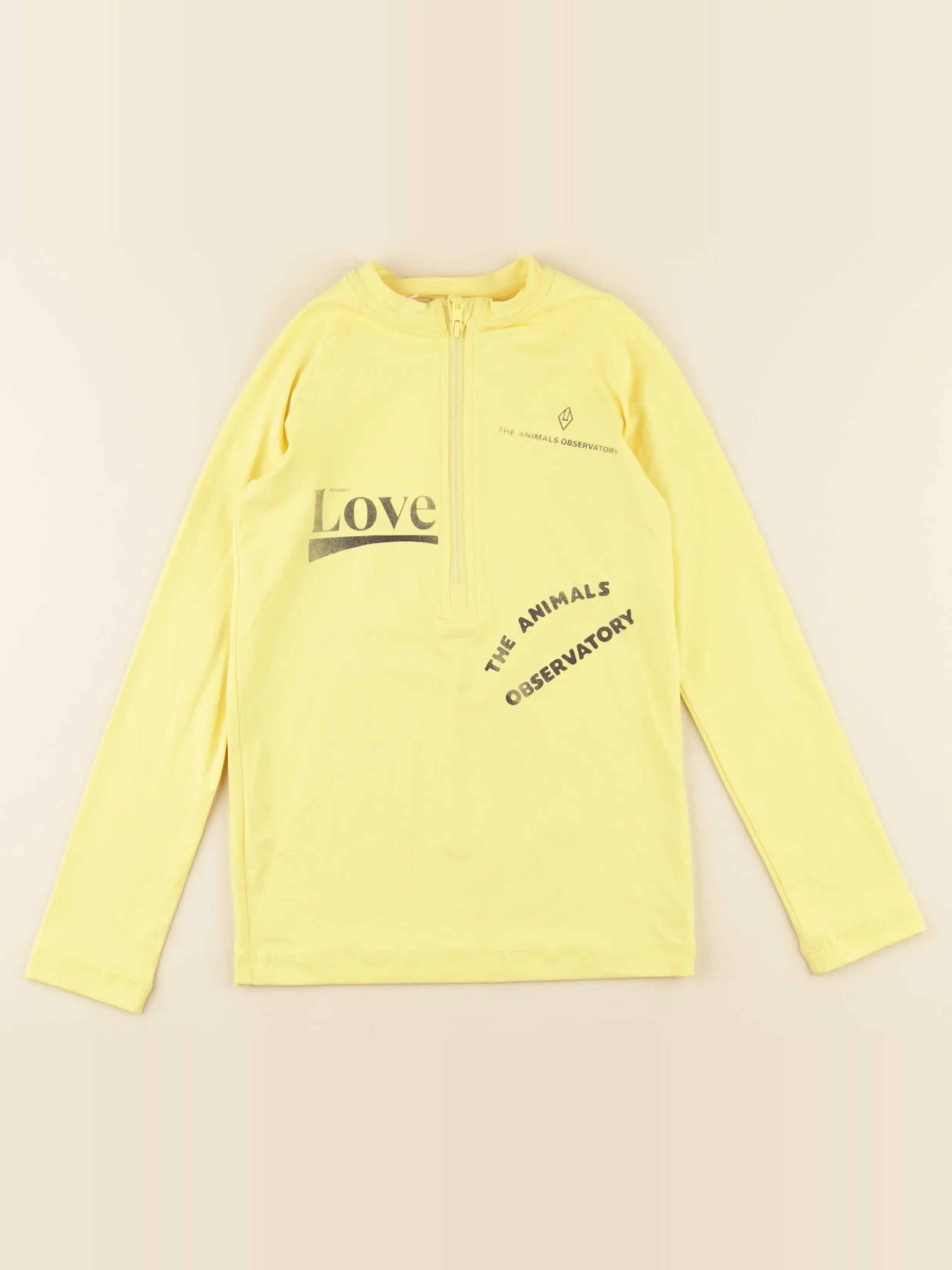 Tee-shirt de bain jaune