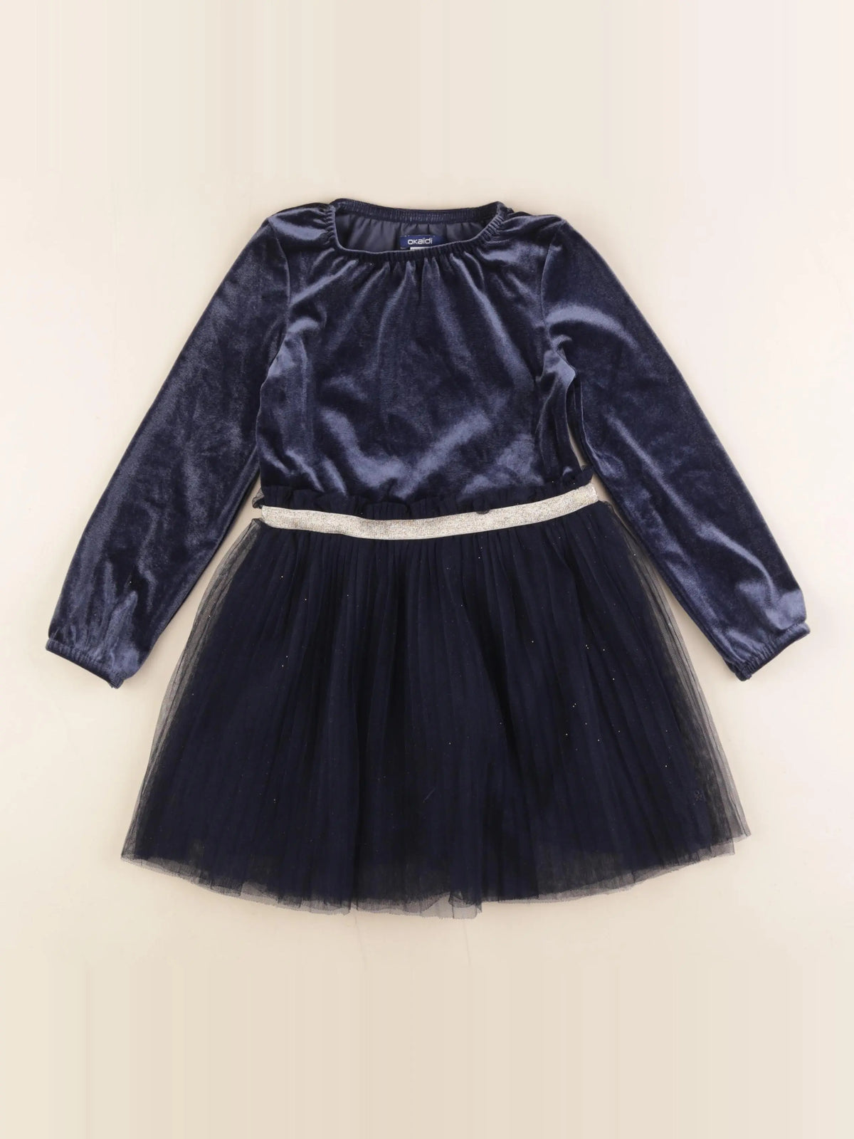 Okaidi - robe bleu - 4 ans