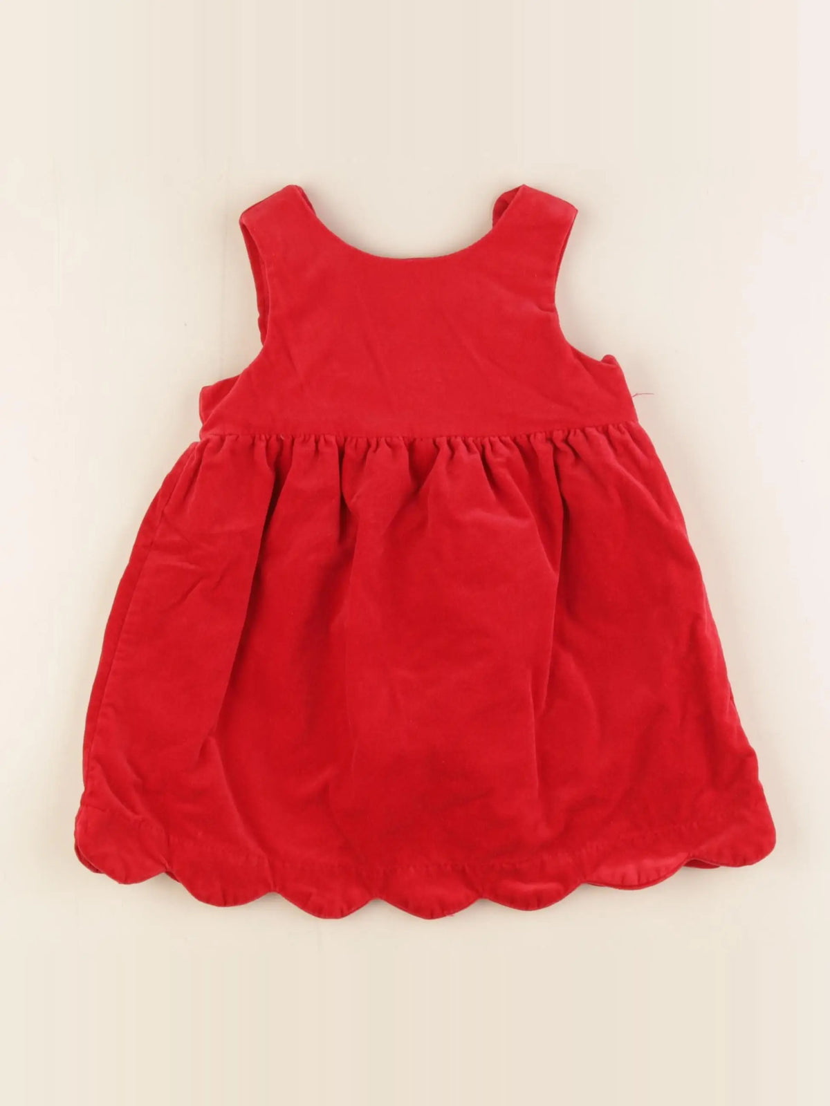 Vertbaudet - robe rouge - 2 ans