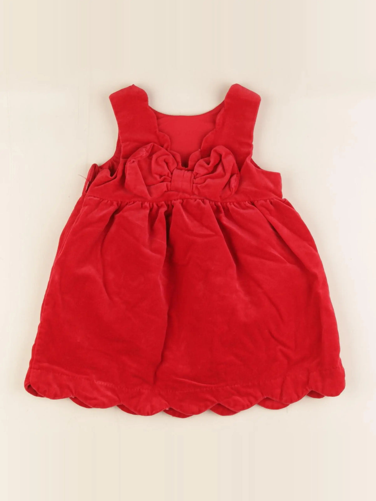 Vertbaudet - robe rouge - 2 ans