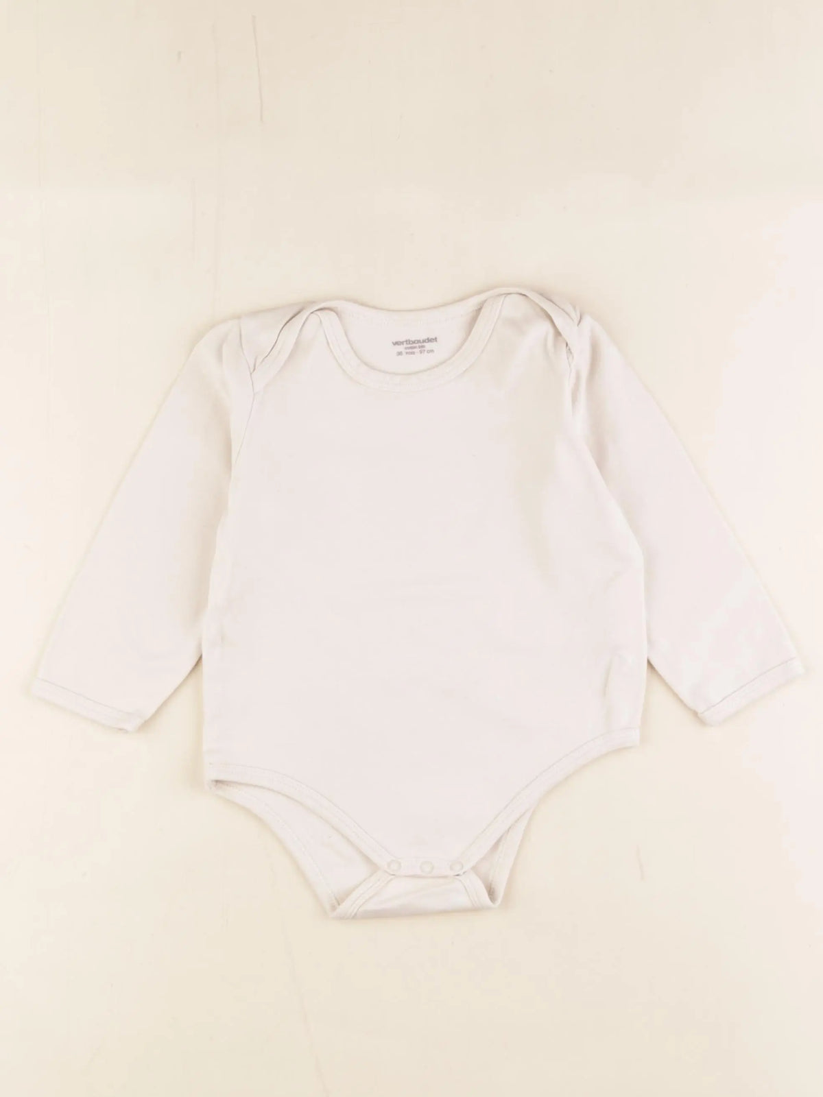 Vertbaudet - body beige - 36 mois