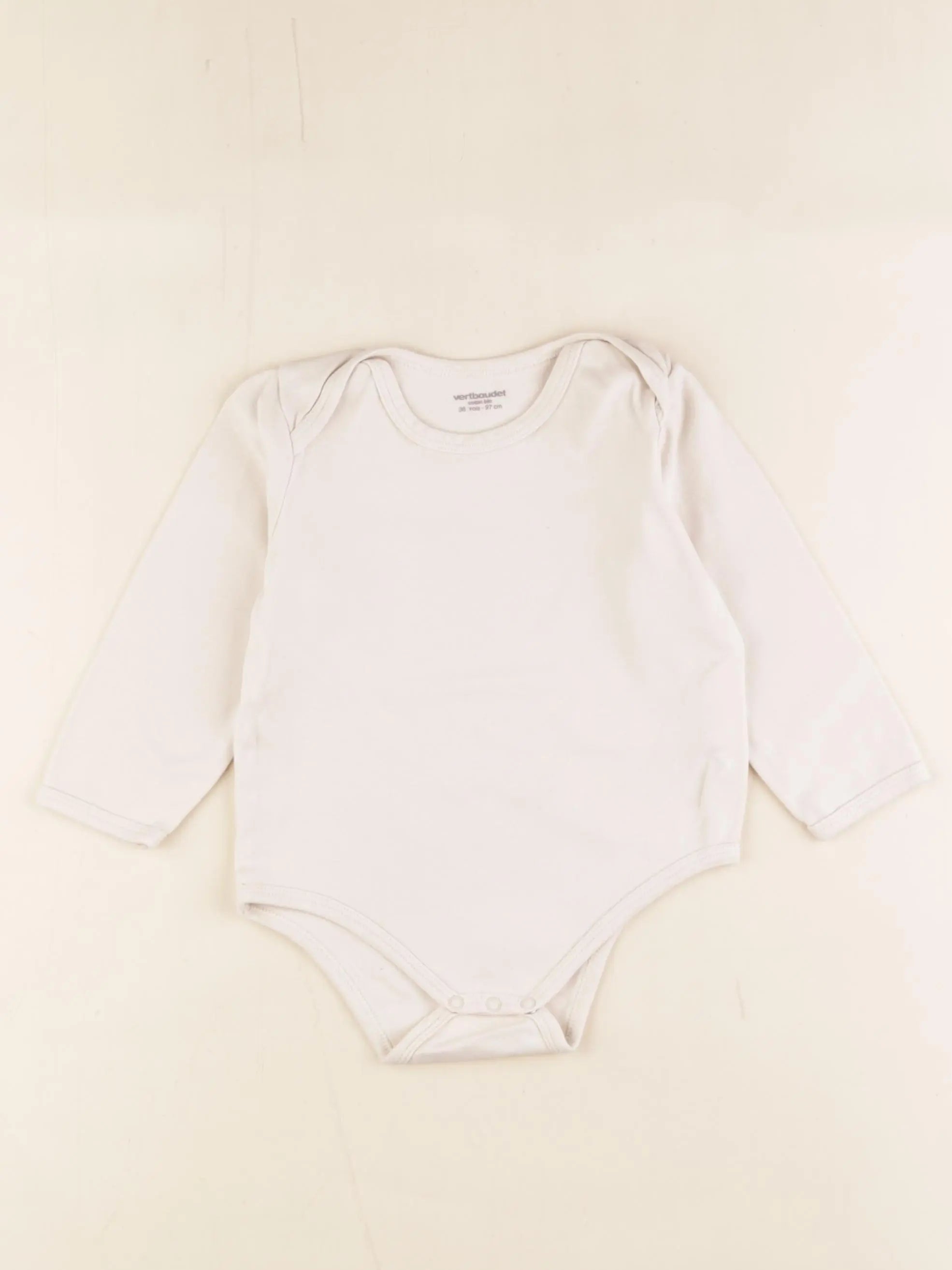 Vertbaudet - body beige - 36 mois