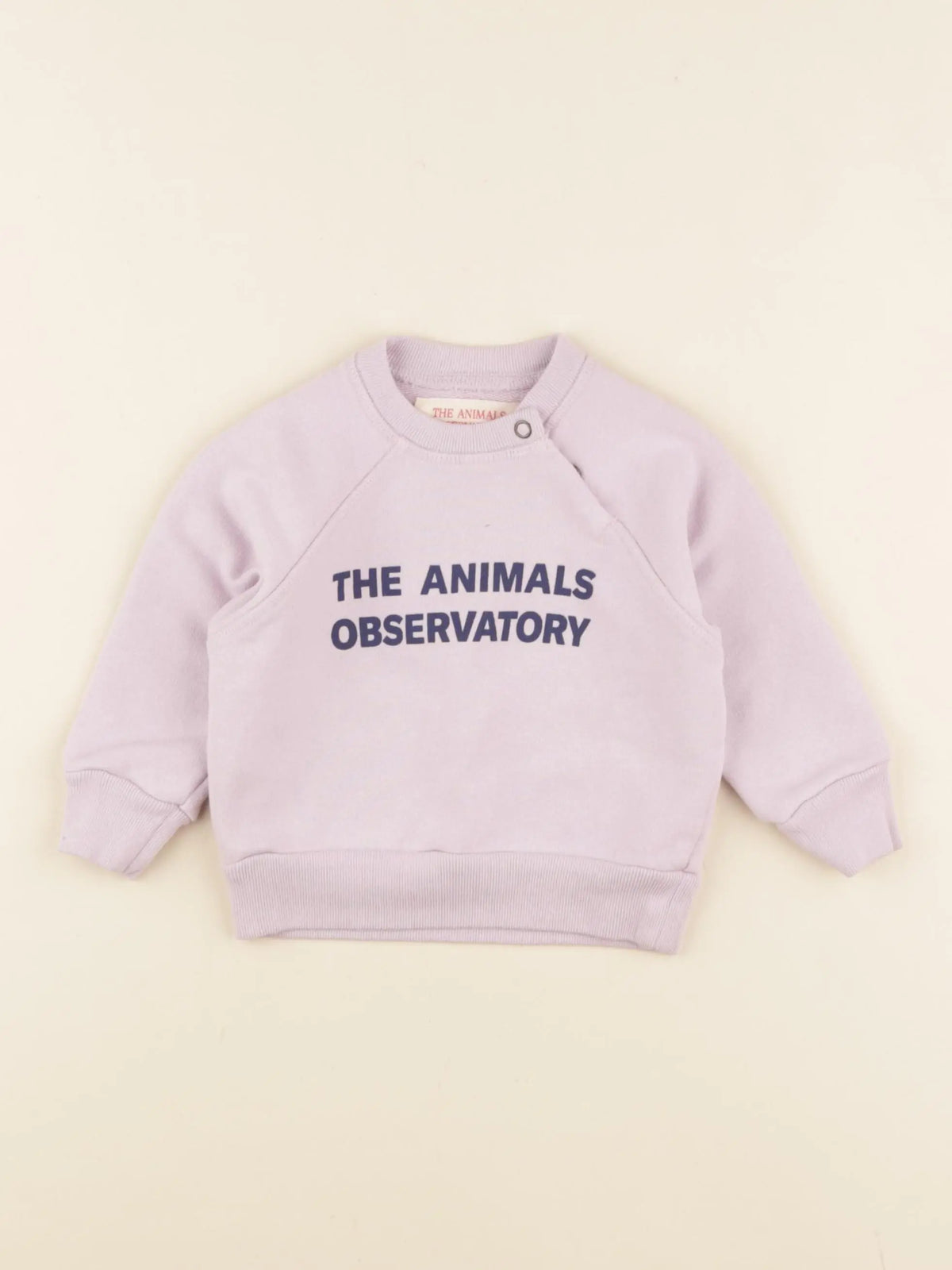 Sweat imprimé au dos violet