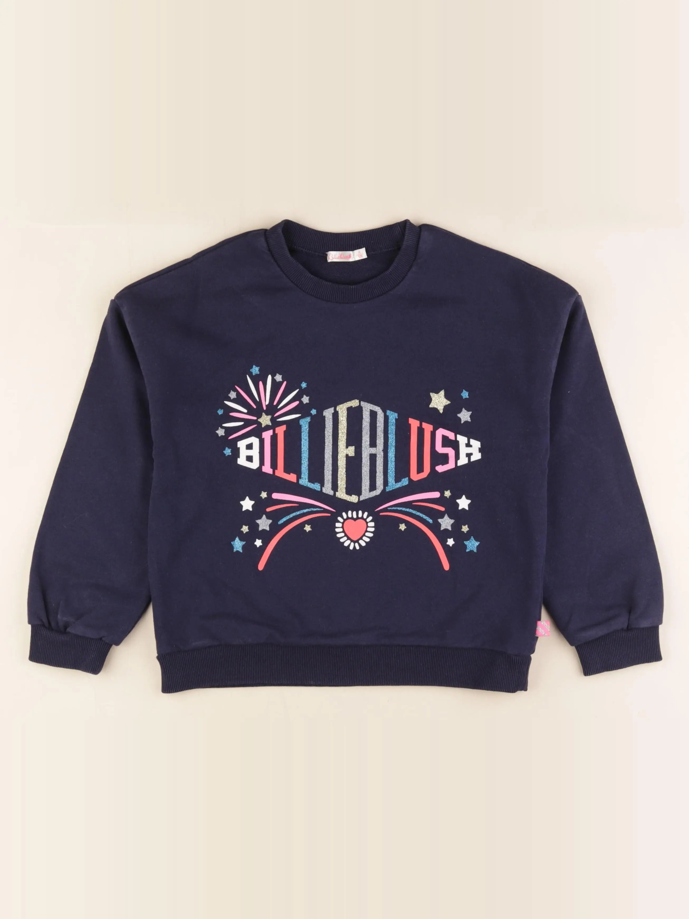 Billie Blush - sweat bleu - 8 ans