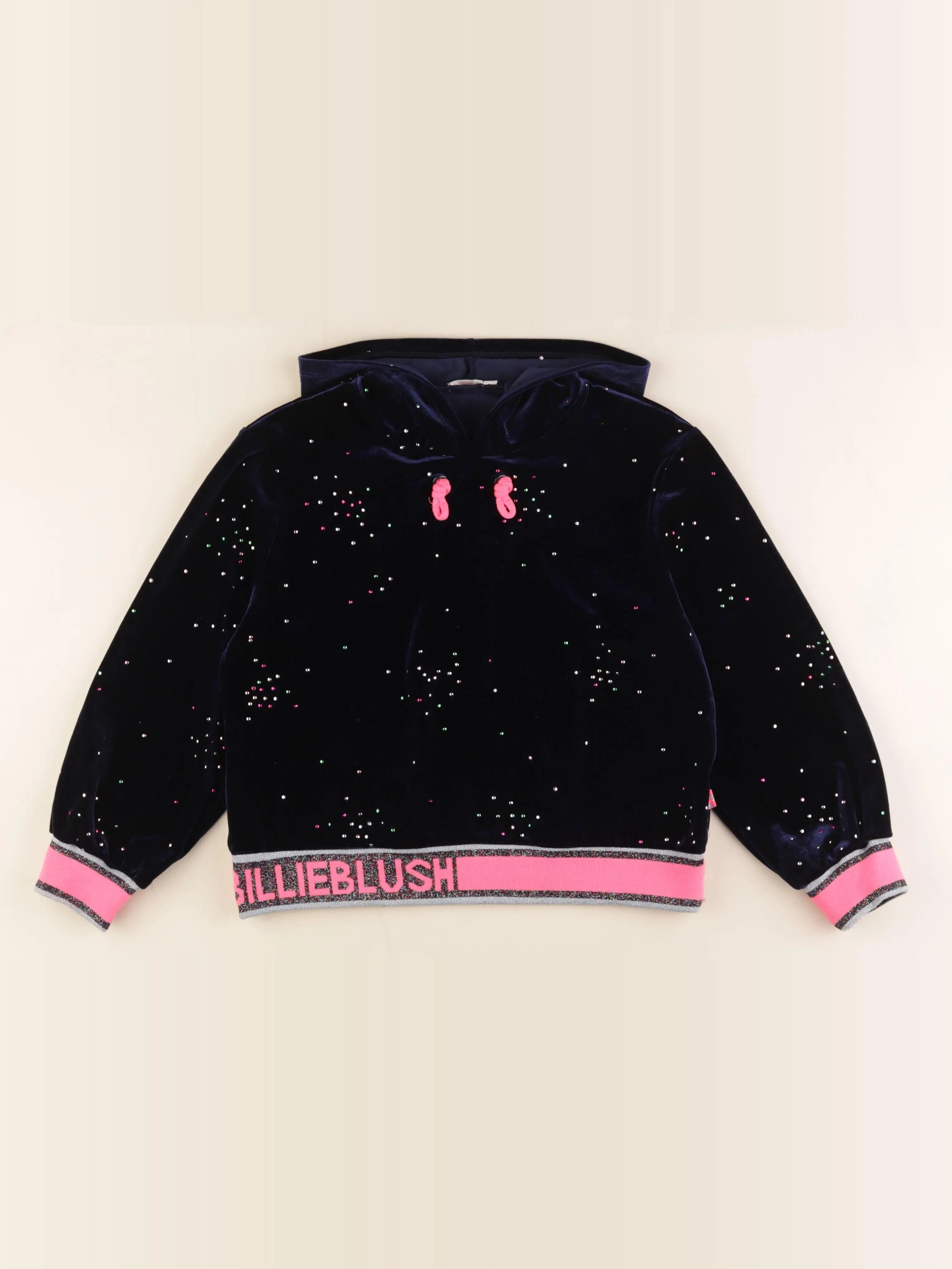 Billie Blush - sweat bleu - 8 ans