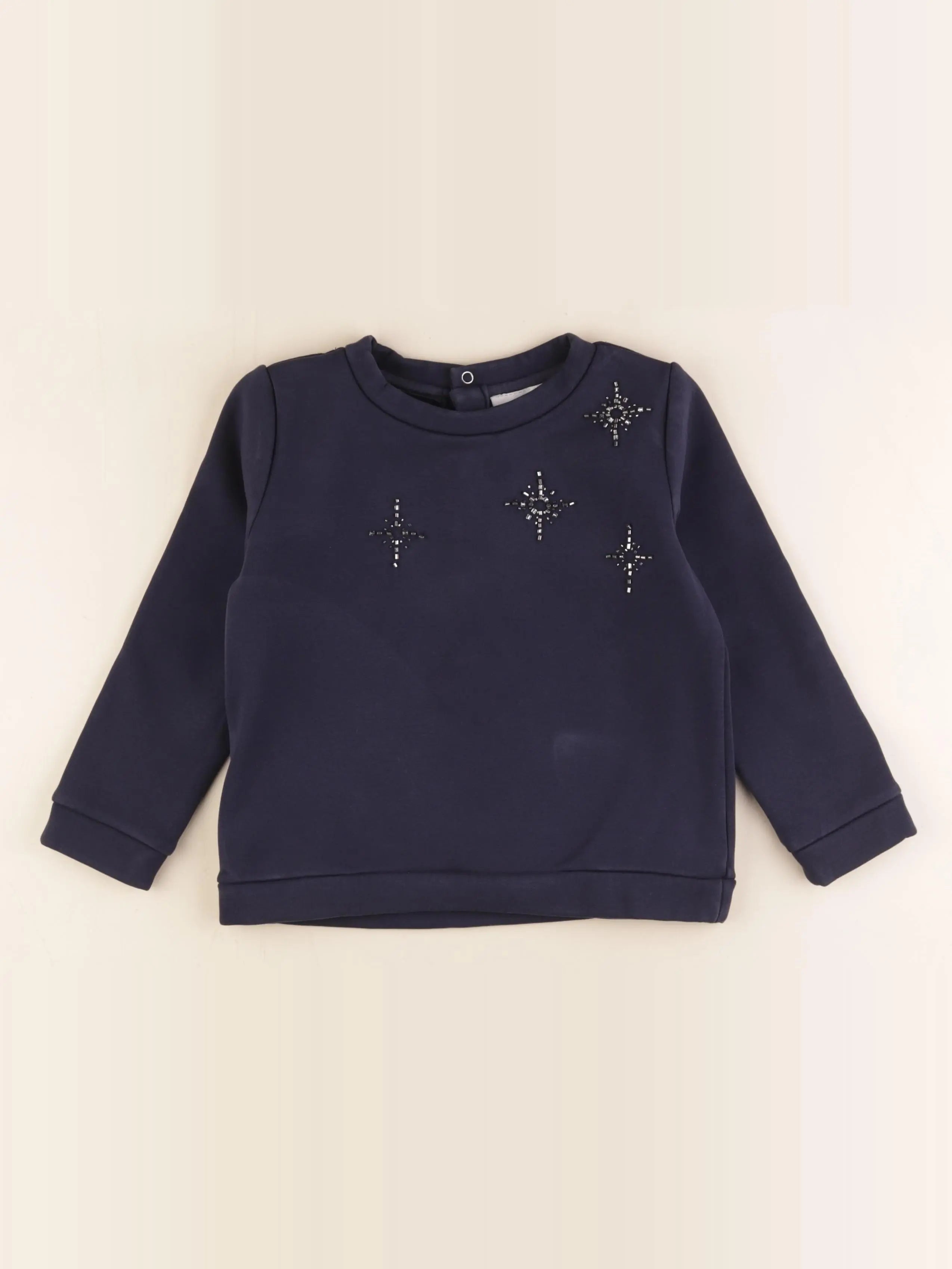 Jacadi - sweat bleu - 6 ans