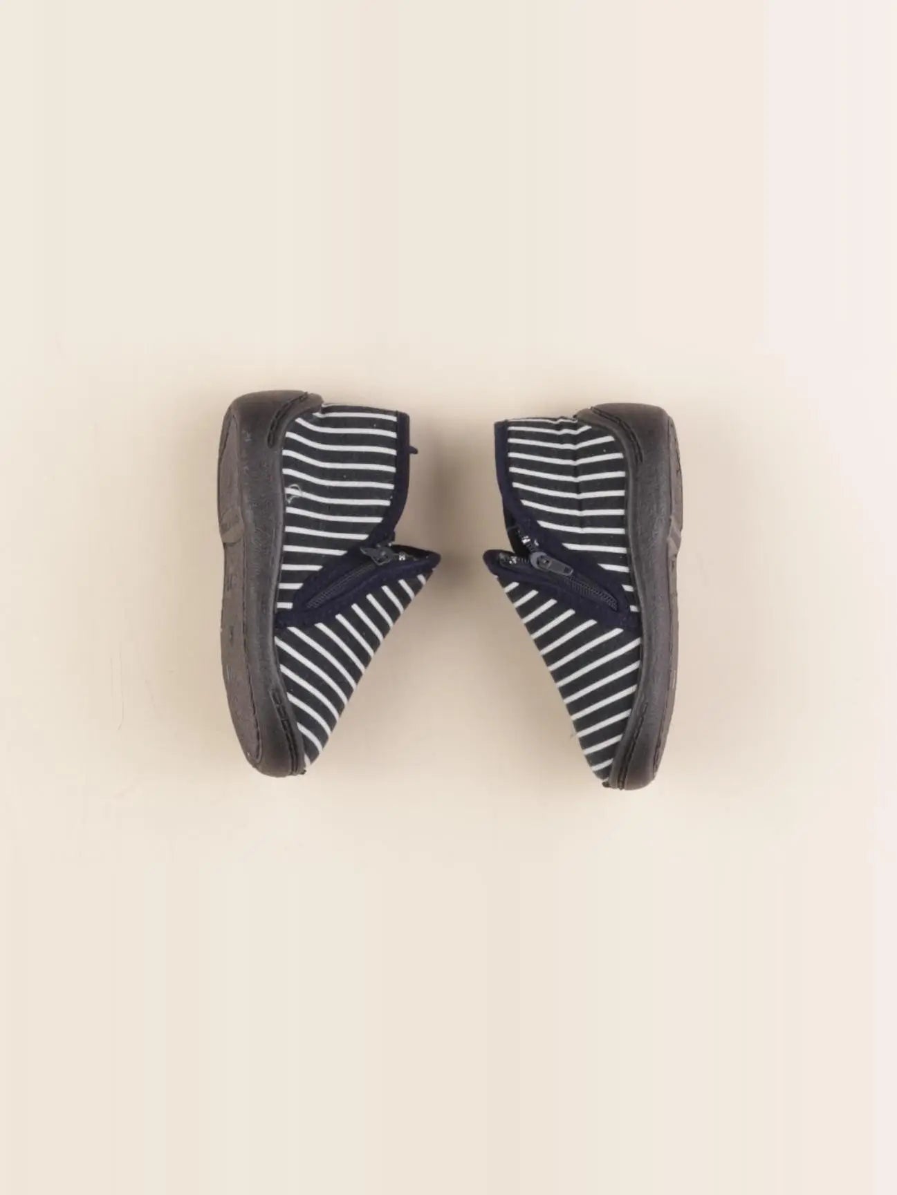 Boutchou - chaussons bleu, blanc - pointure 21