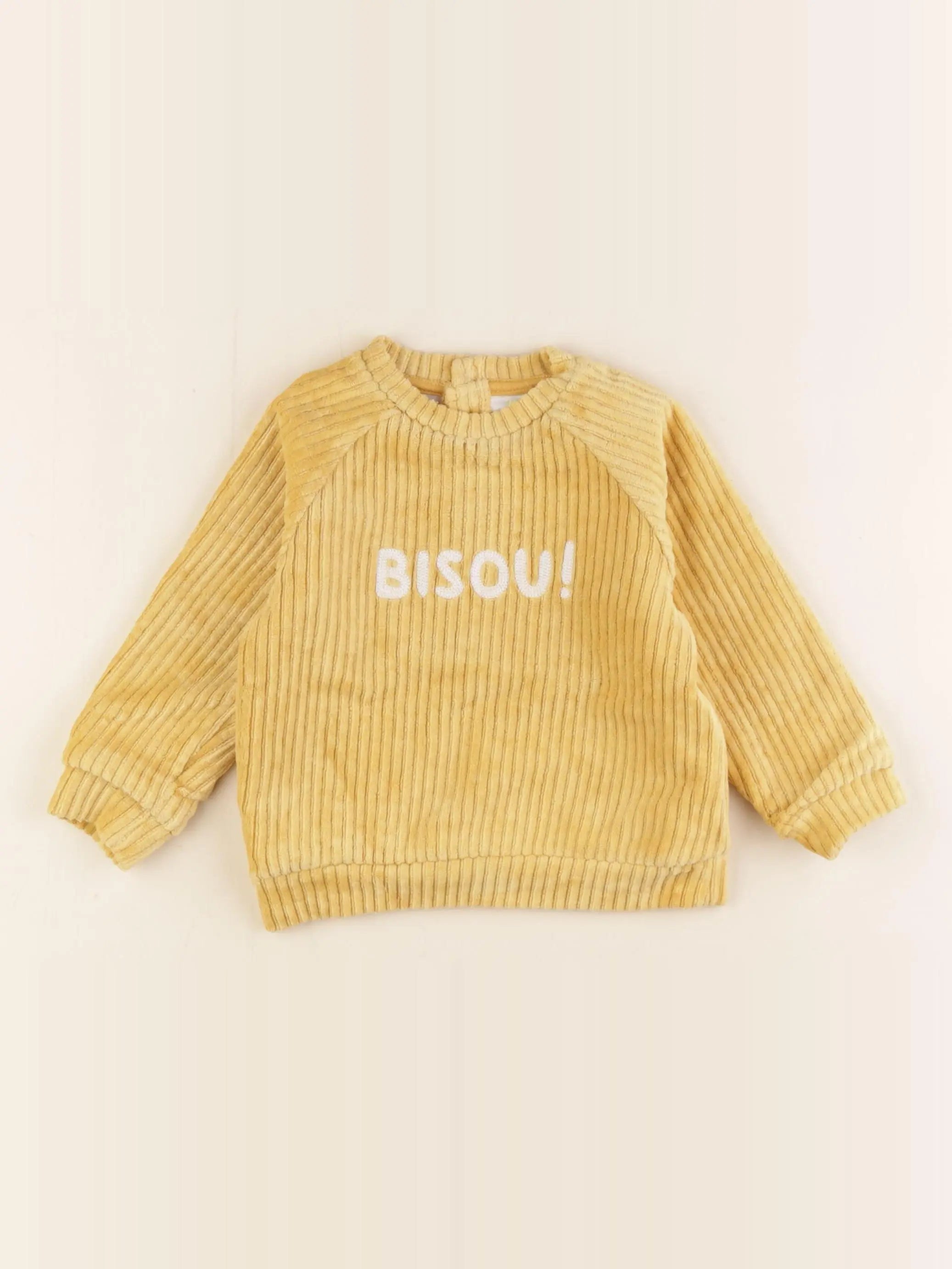 Tape à l'oeil - sweat jaune - 18 mois